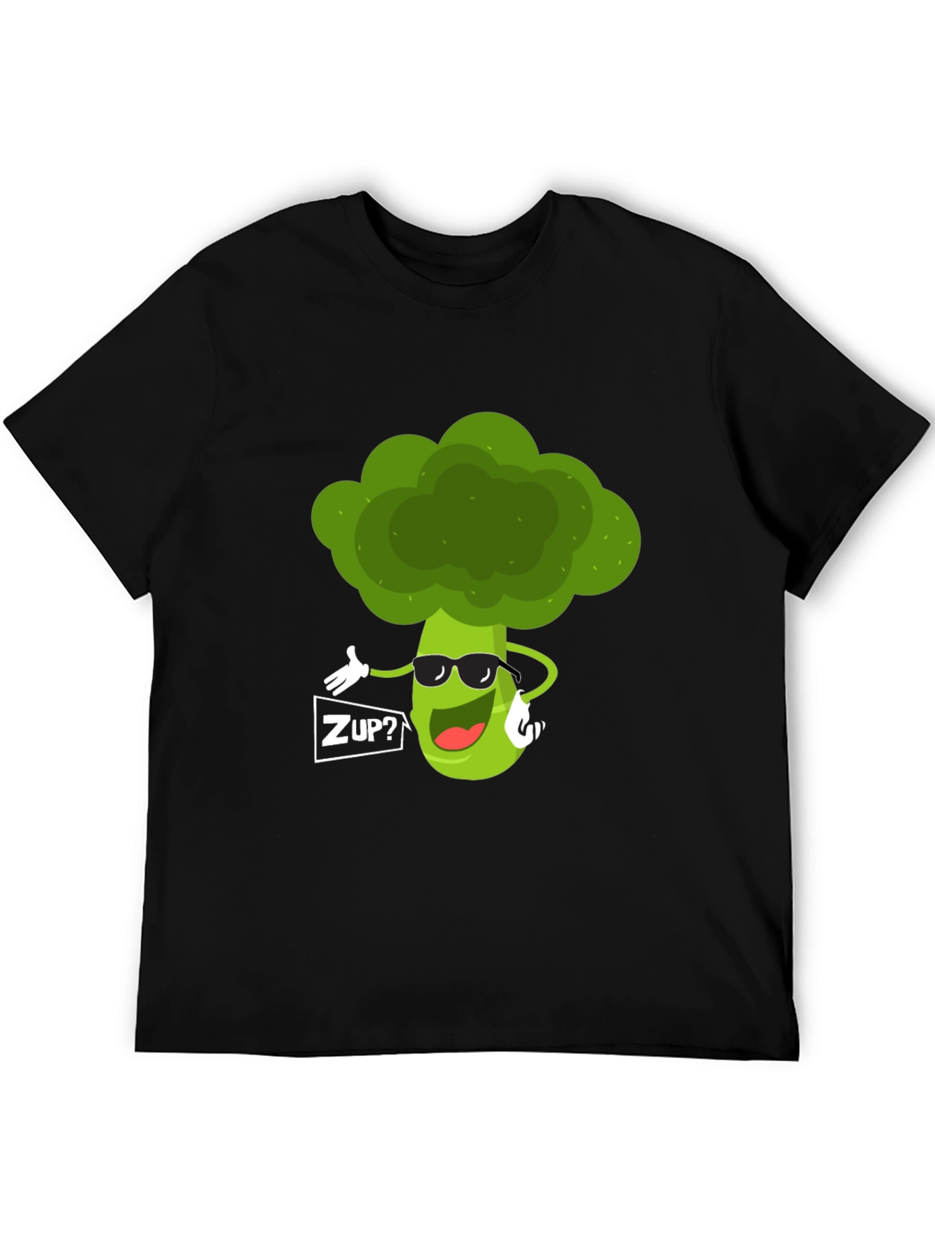 Funny Broccoli Graphic T-Shirt - ZUP? Design