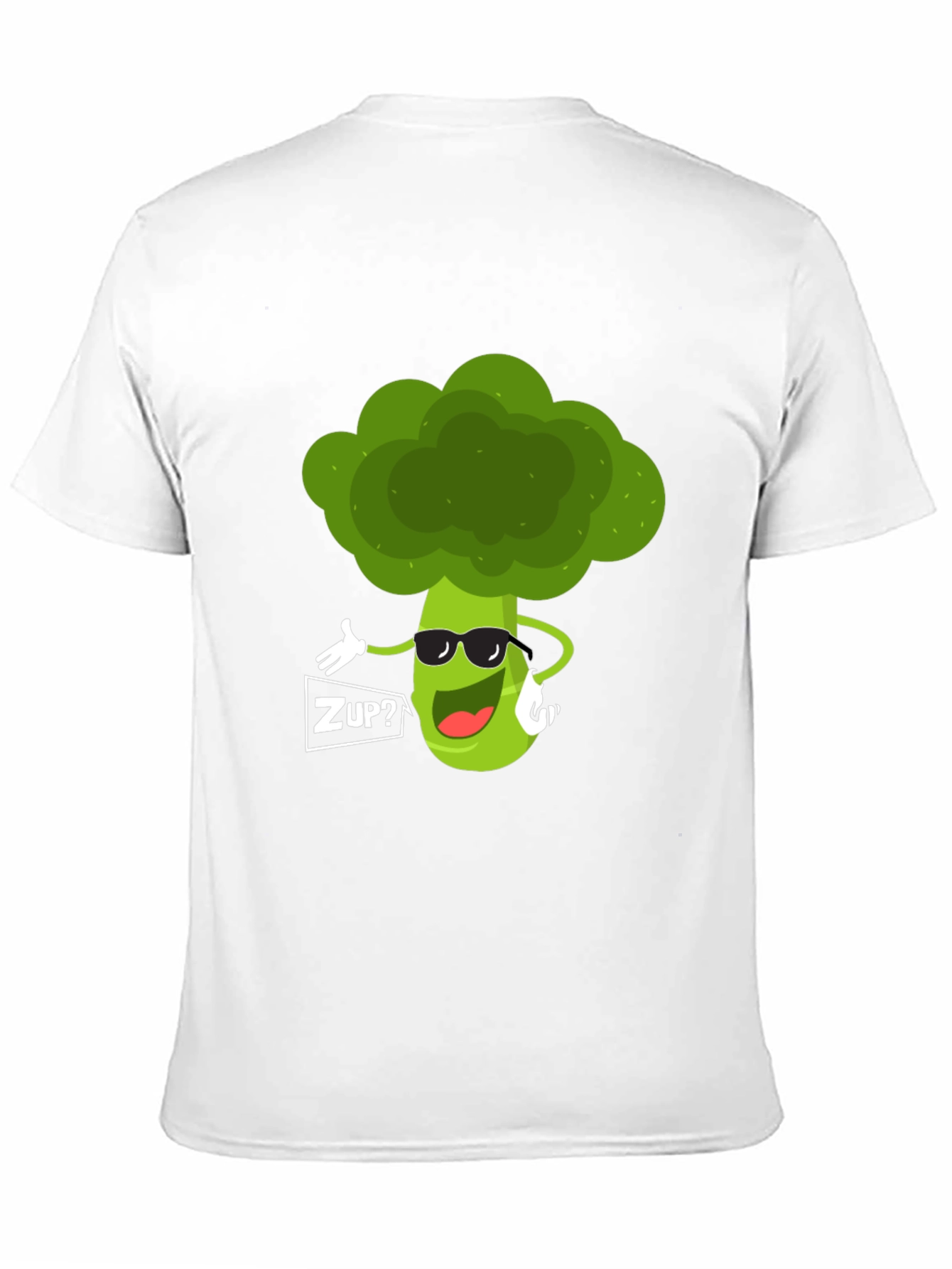 Funny Broccoli Graphic T-Shirt - ZUP? Design