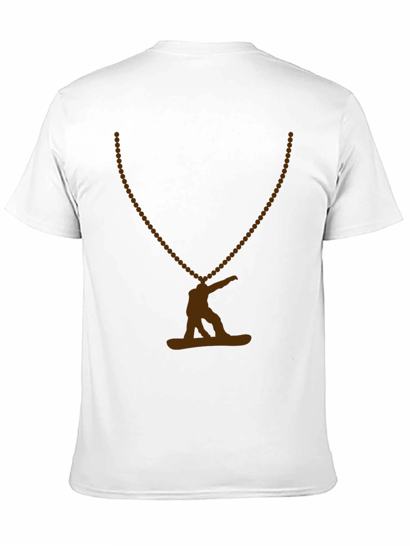 Snowboarder Graphic Tee - Black Cotton Blend