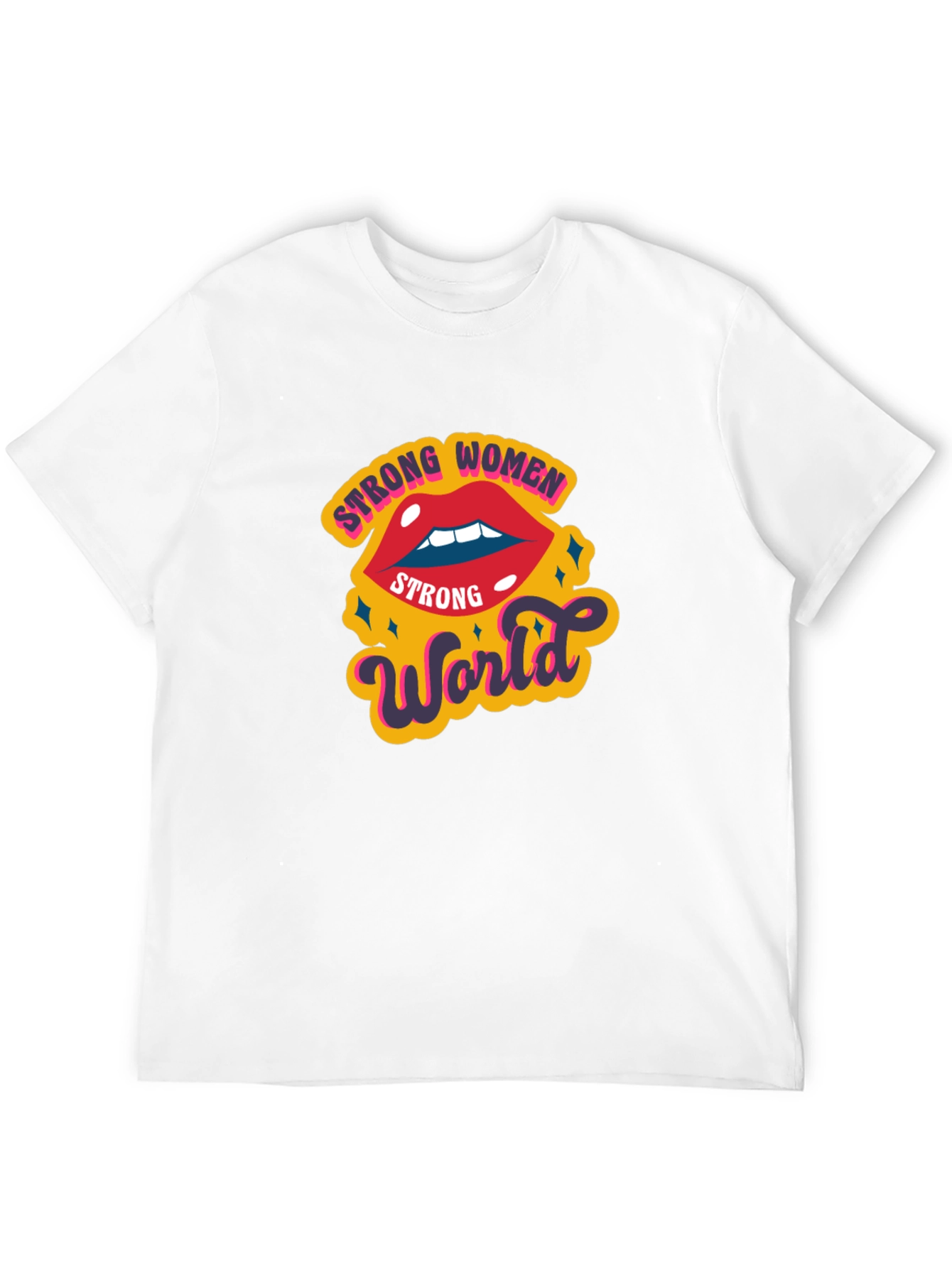 Strong Women Strong World Graphic T-Shirt