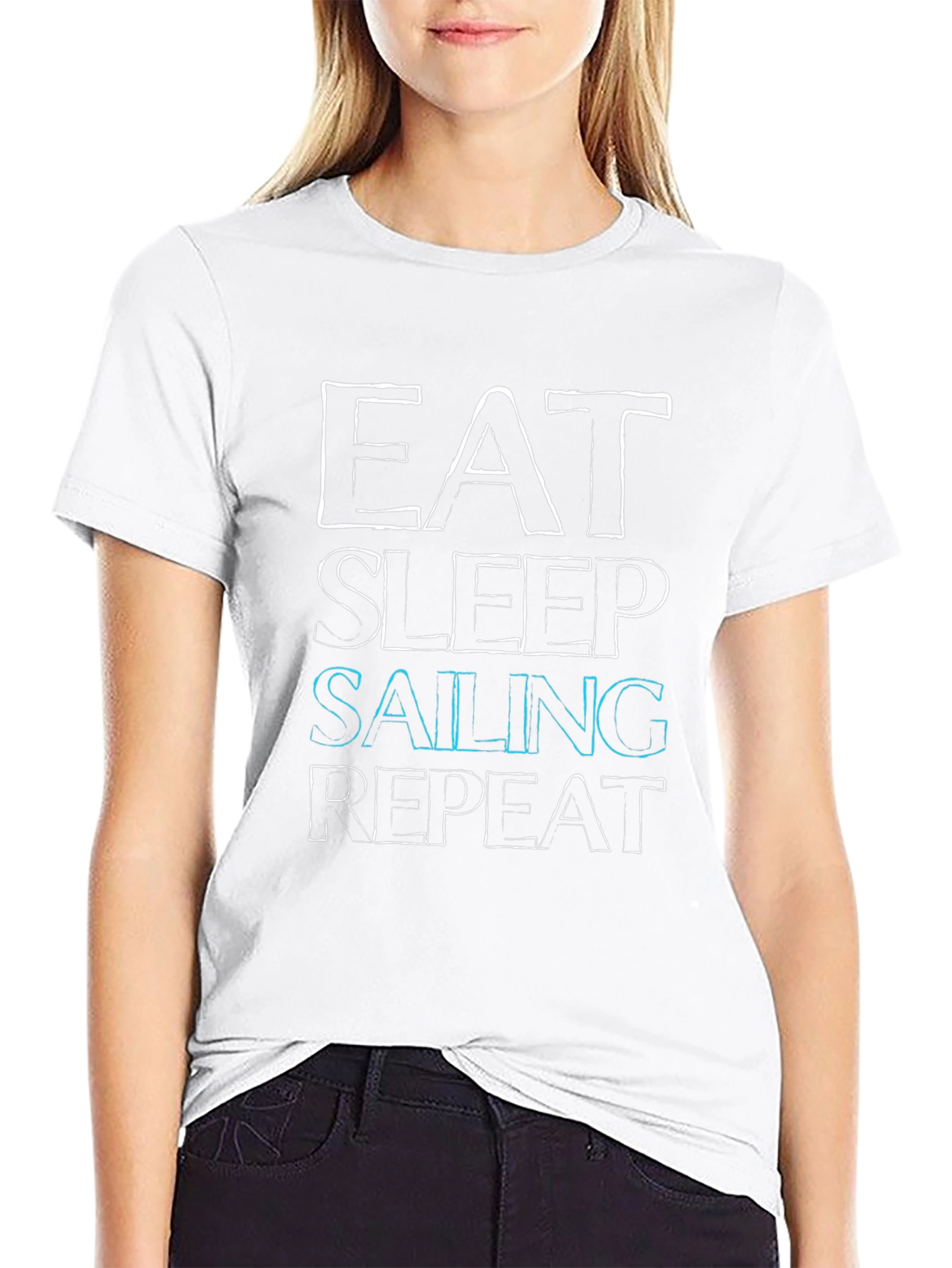 Eat Sleep Sailing Repeat T-Shirt - Boating Life
