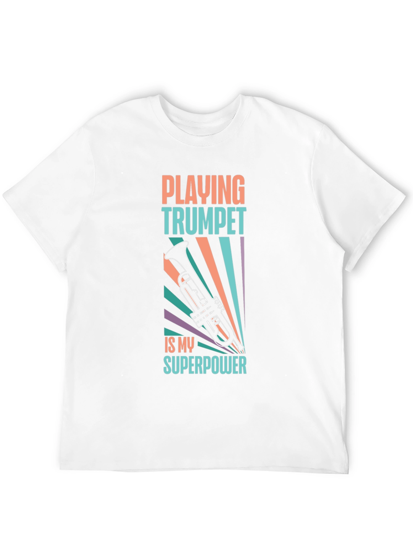 Trumpet Superpower Graphic Tee - Musicians Delight