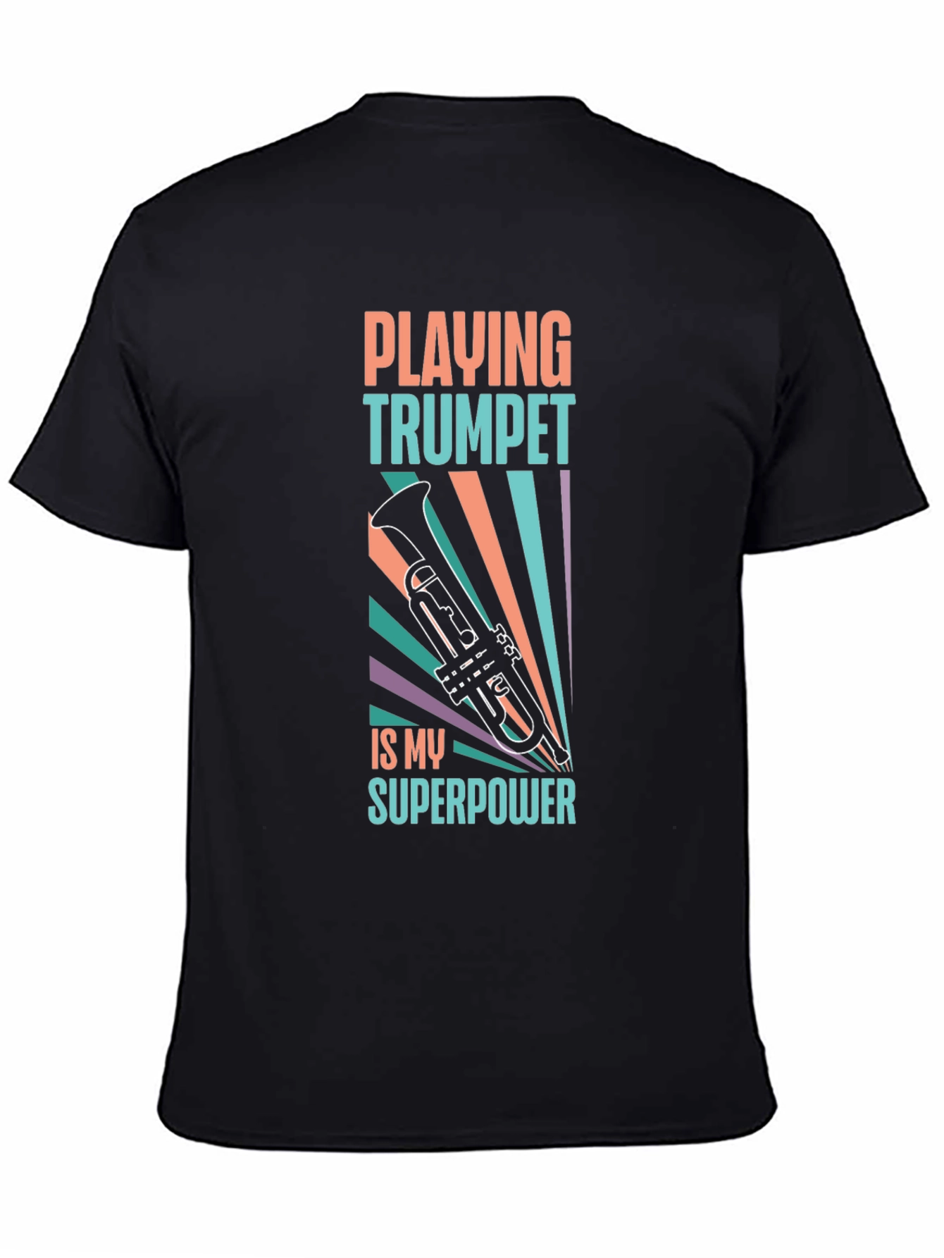 Trumpet Superpower Graphic Tee - Musicians Delight
