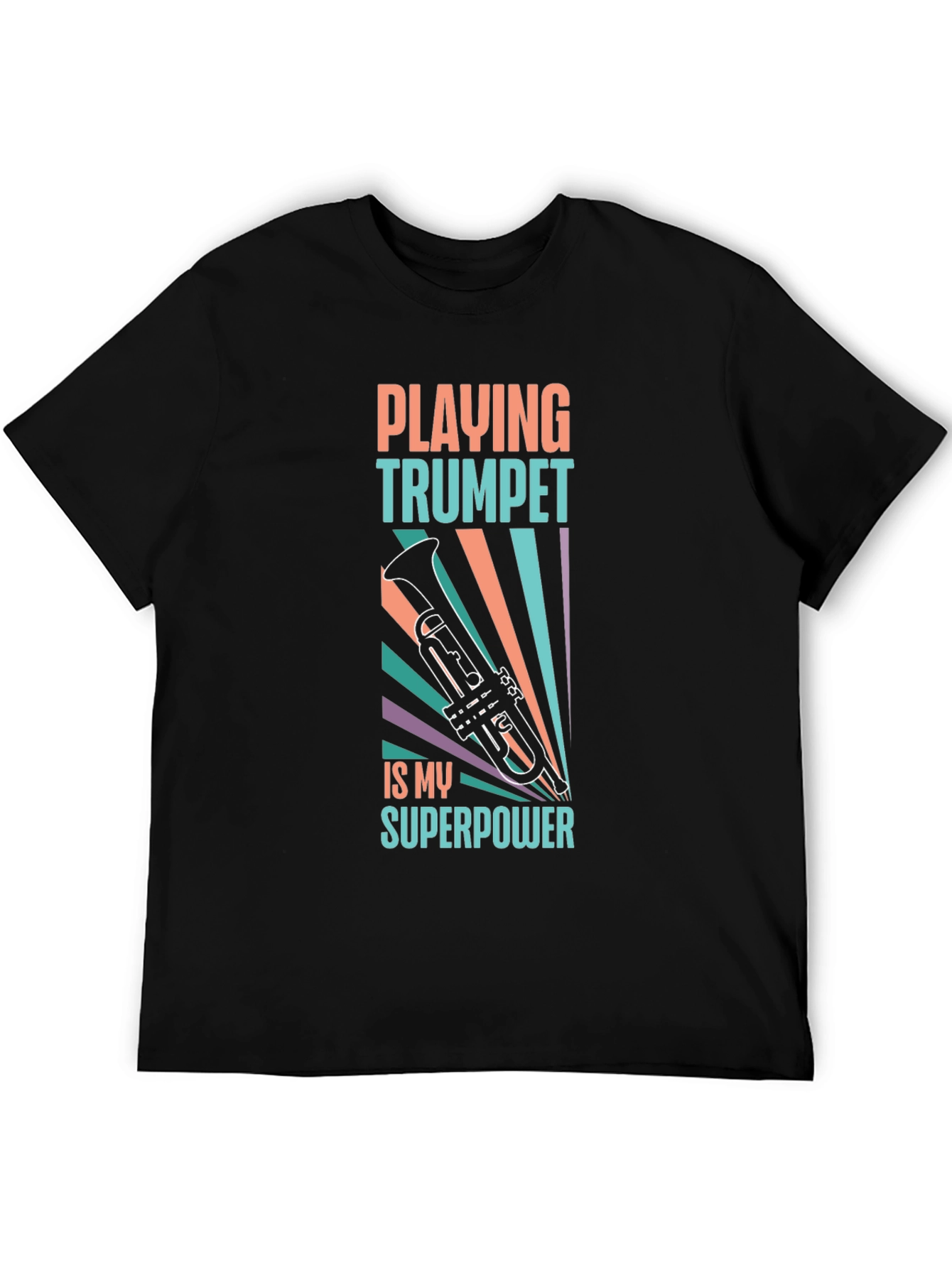 Trumpet Superpower Graphic Tee - Musicians Delight
