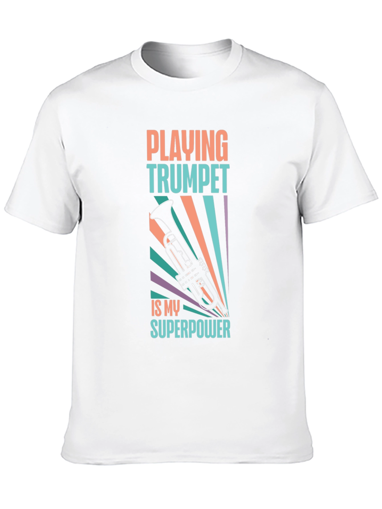 Trumpet Superpower Graphic Tee - Musicians Delight
