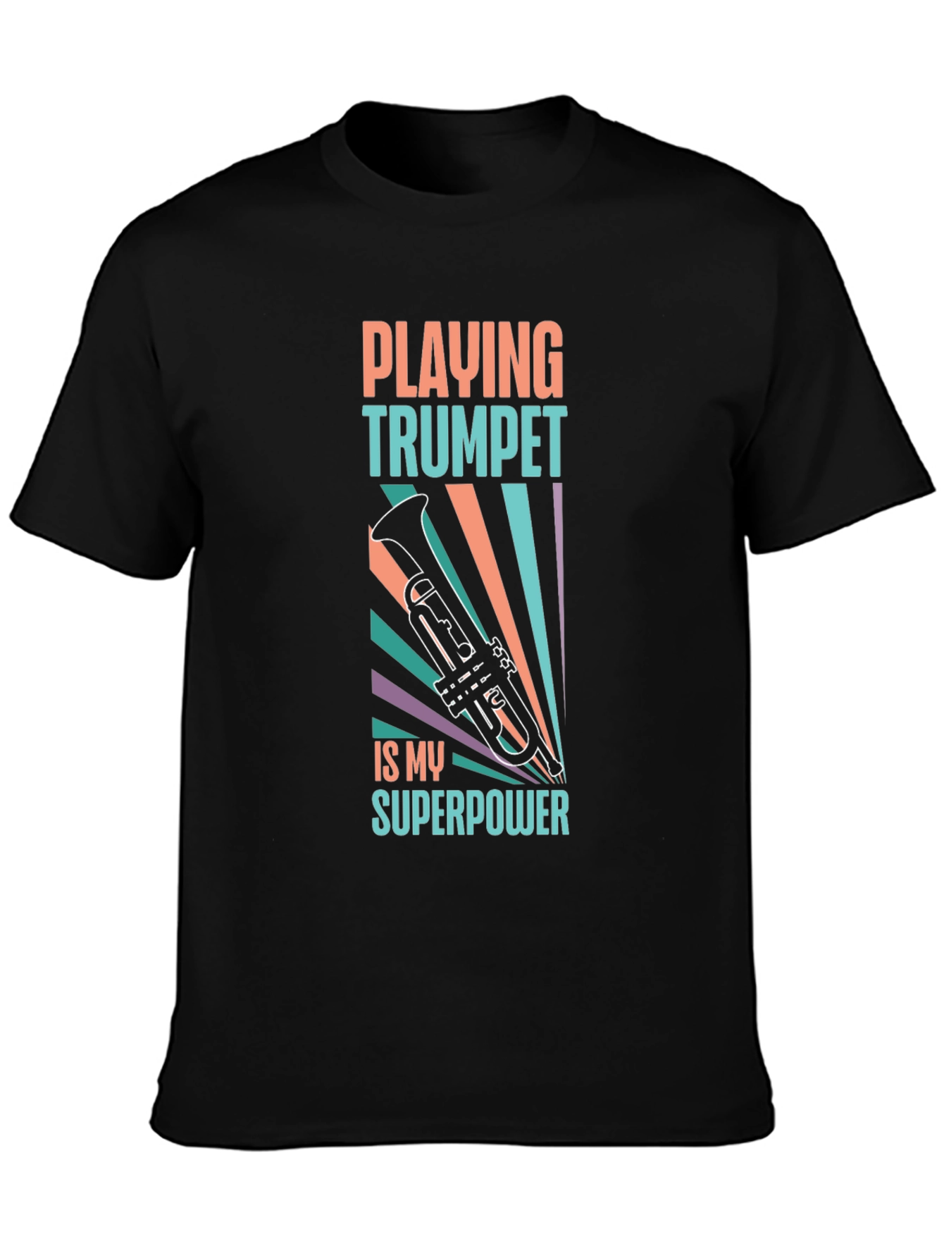 Trumpet Superpower Graphic Tee - Musicians Delight