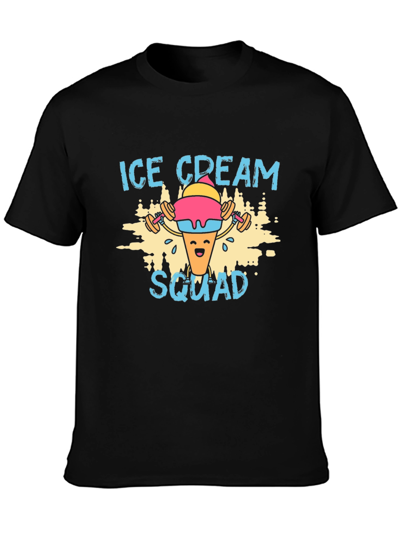 Ice Cream Squad Graphic T-Shirt - Gym Humor