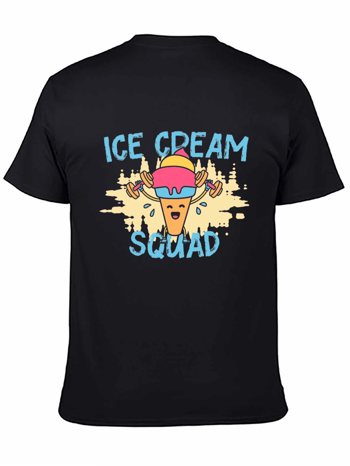 Ice Cream Squad Graphic T-Shirt - Gym Humor