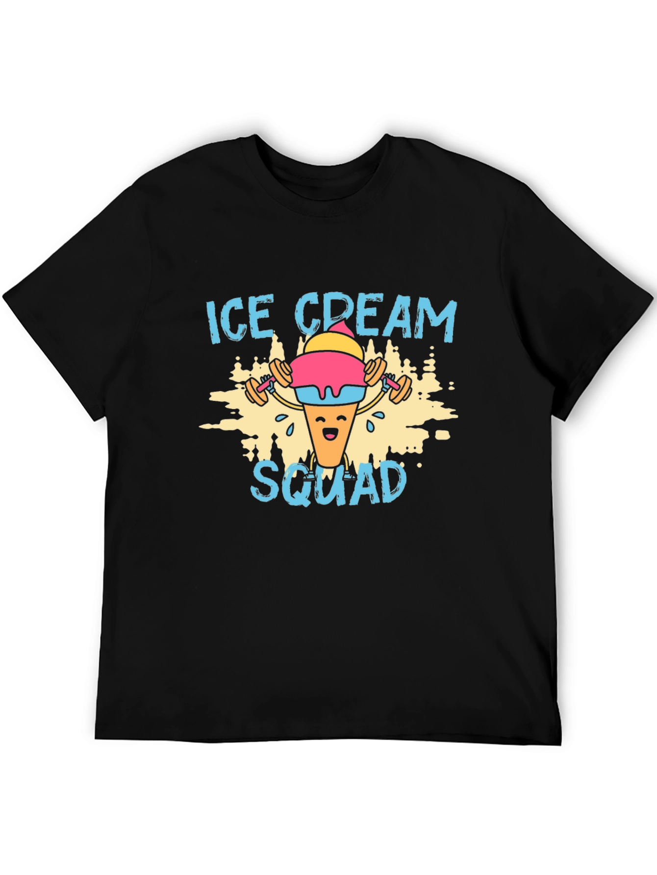 Ice Cream Squad Graphic T-Shirt - Gym Humor