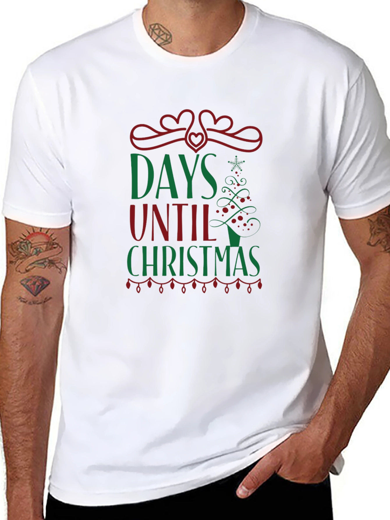 Days Until Christmas Holiday Tee