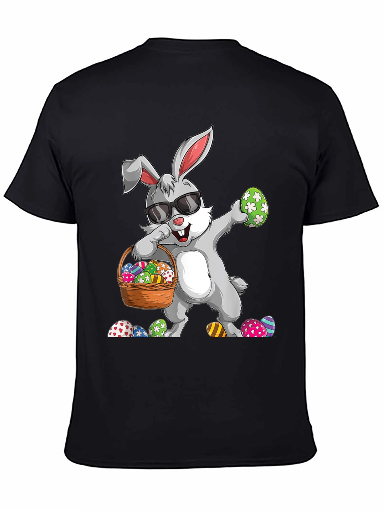 Dabbing Easter Bunny T-Shirt - Egg Hunt Ready