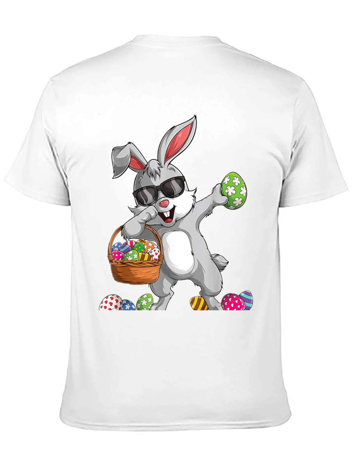 Dabbing Easter Bunny T-Shirt - Egg Hunt Ready