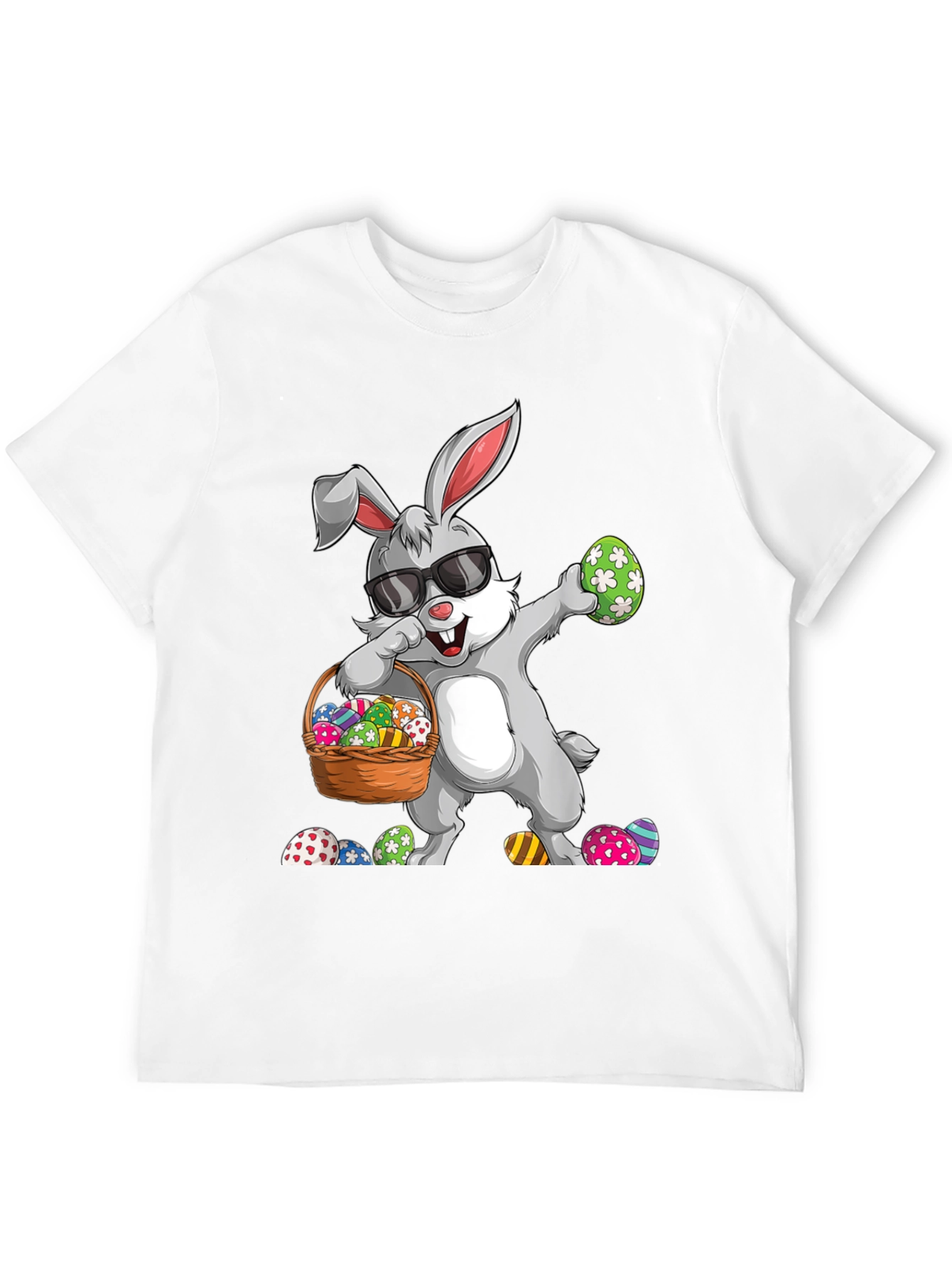 Dabbing Easter Bunny T-Shirt - Egg Hunt Ready