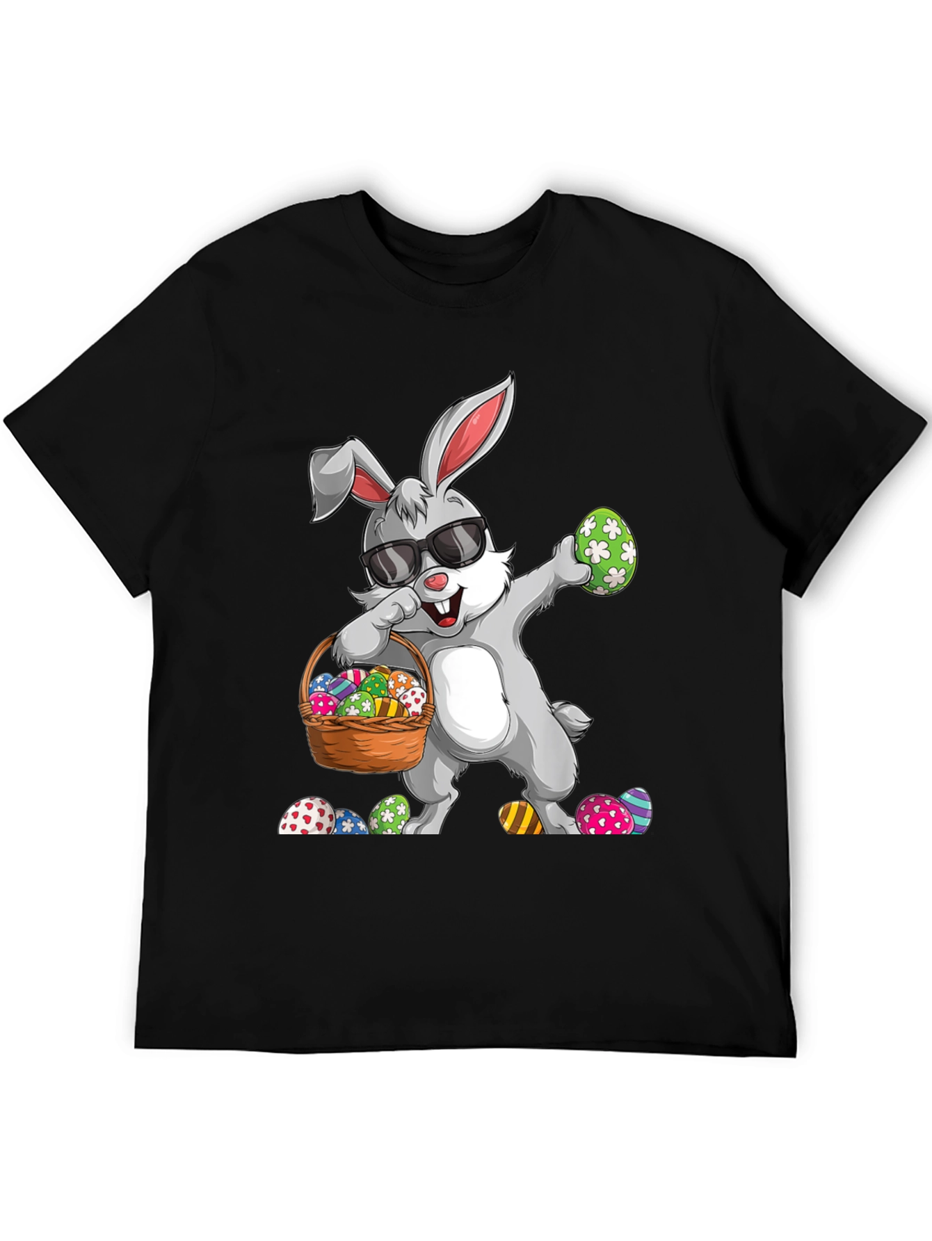 Dabbing Easter Bunny T-Shirt - Egg Hunt Ready