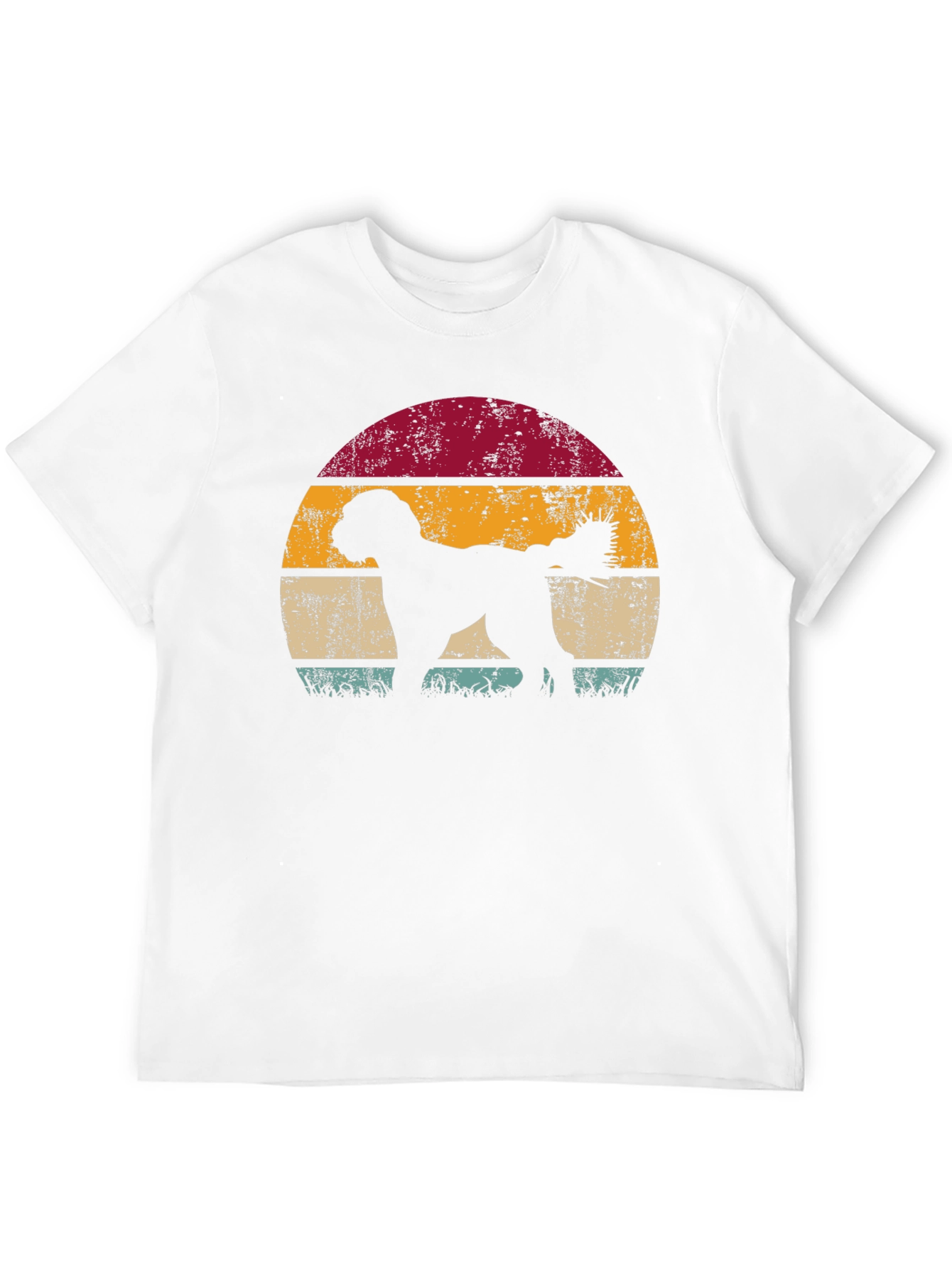 Retro Dog Sunset T-Shirt