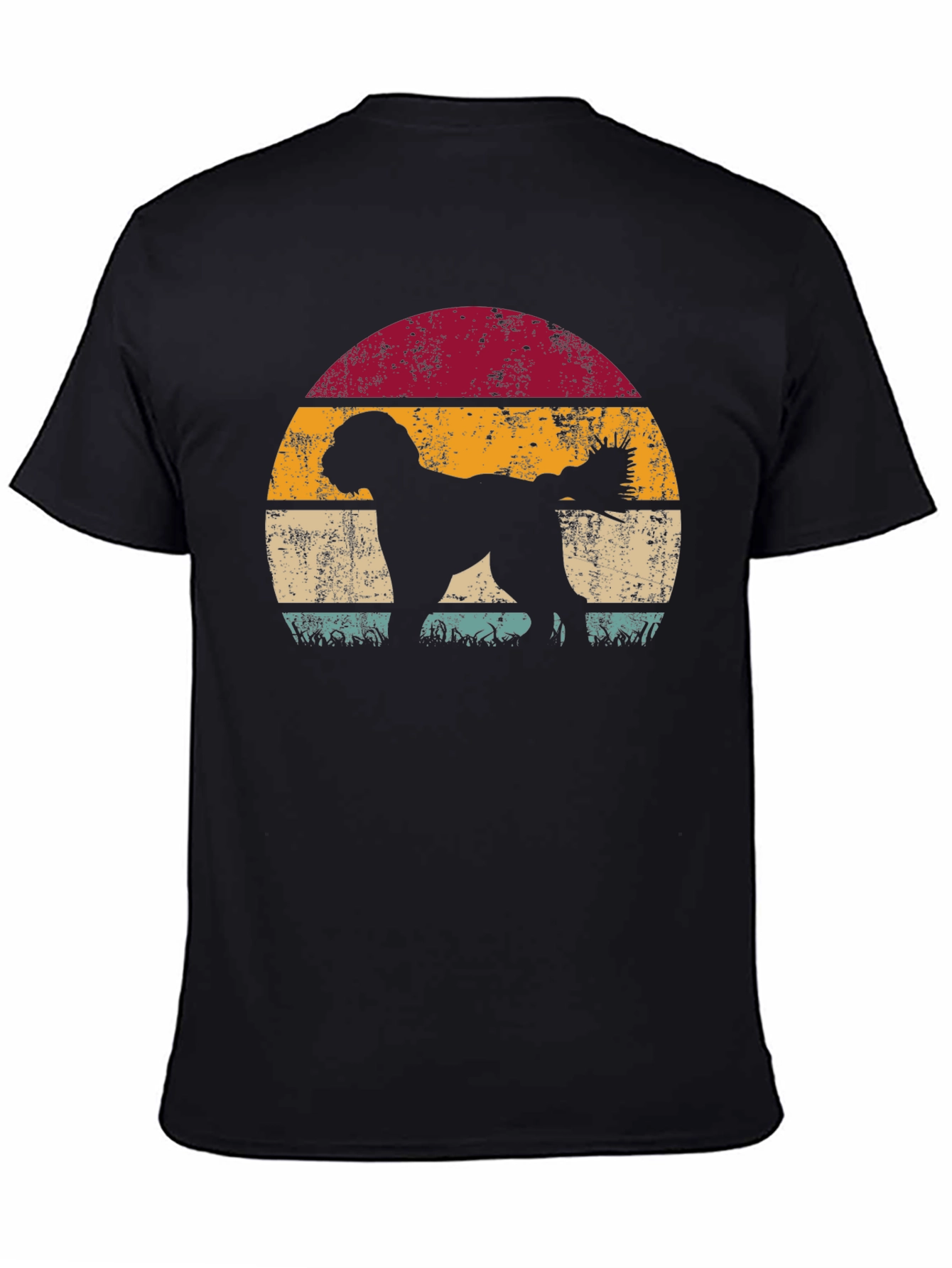 Retro Dog Sunset T-Shirt