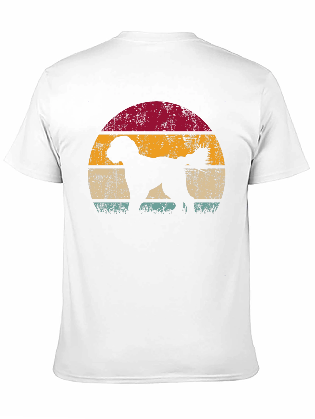 Retro Dog Sunset T-Shirt