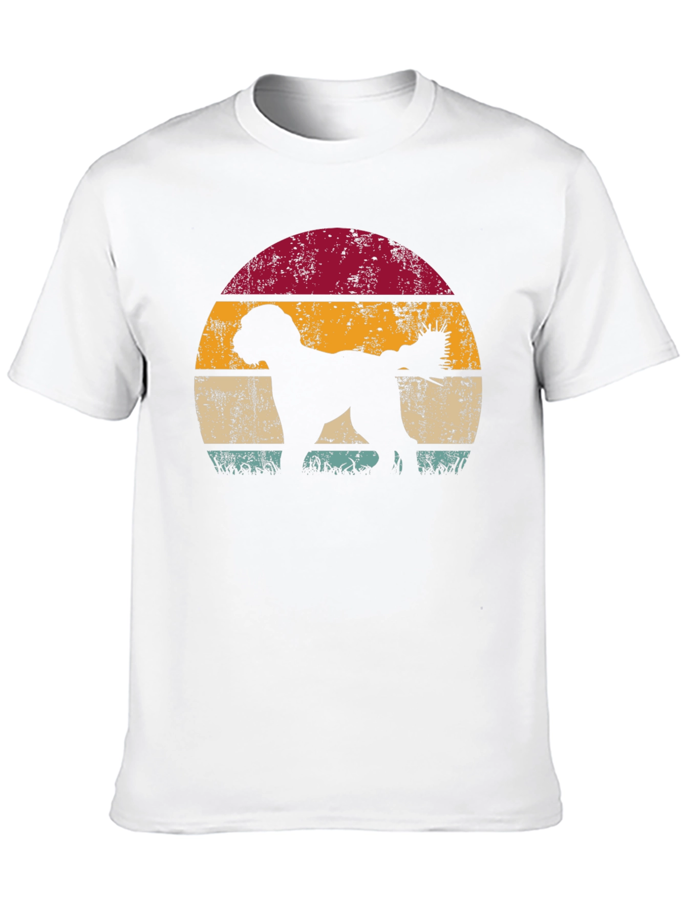 Retro Dog Sunset T-Shirt