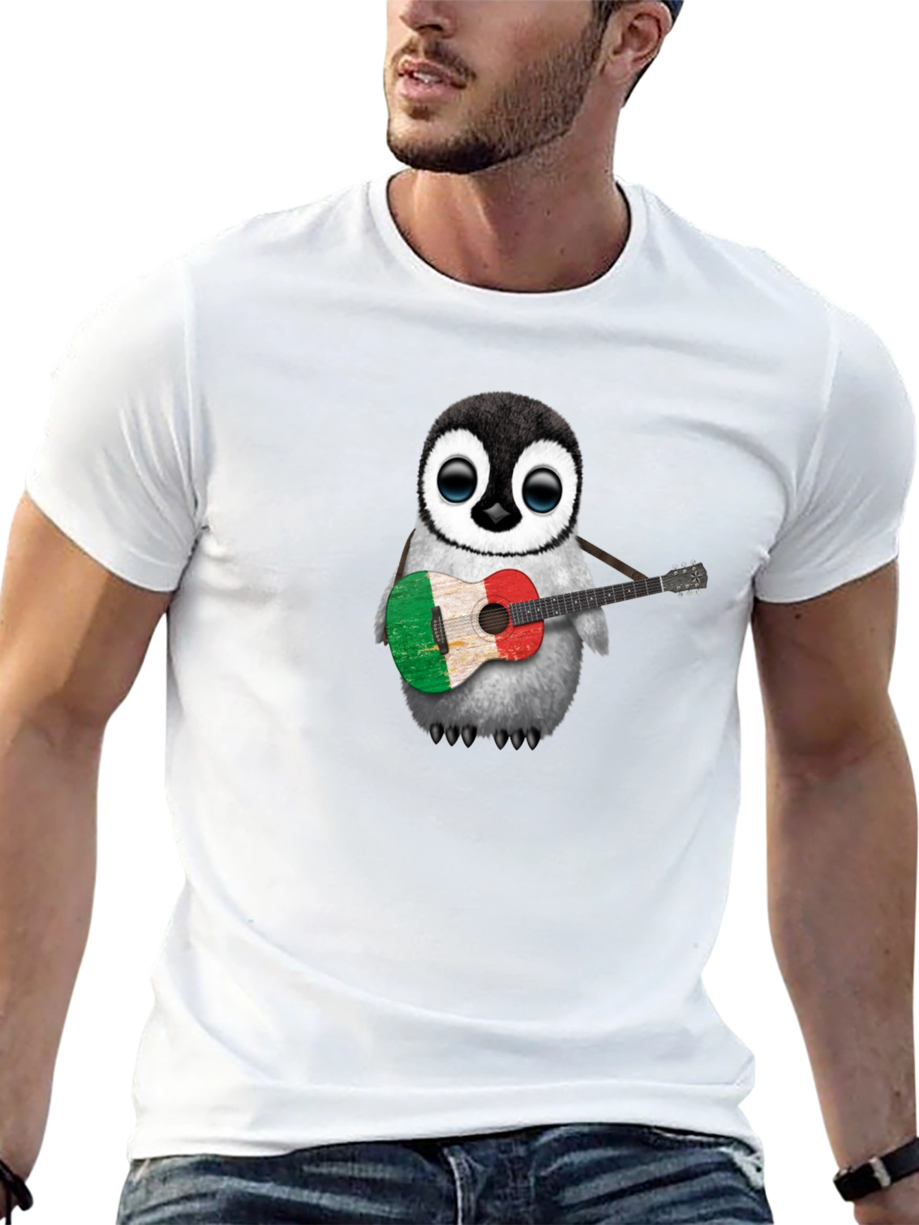 Penguin Guitarist T-Shirt