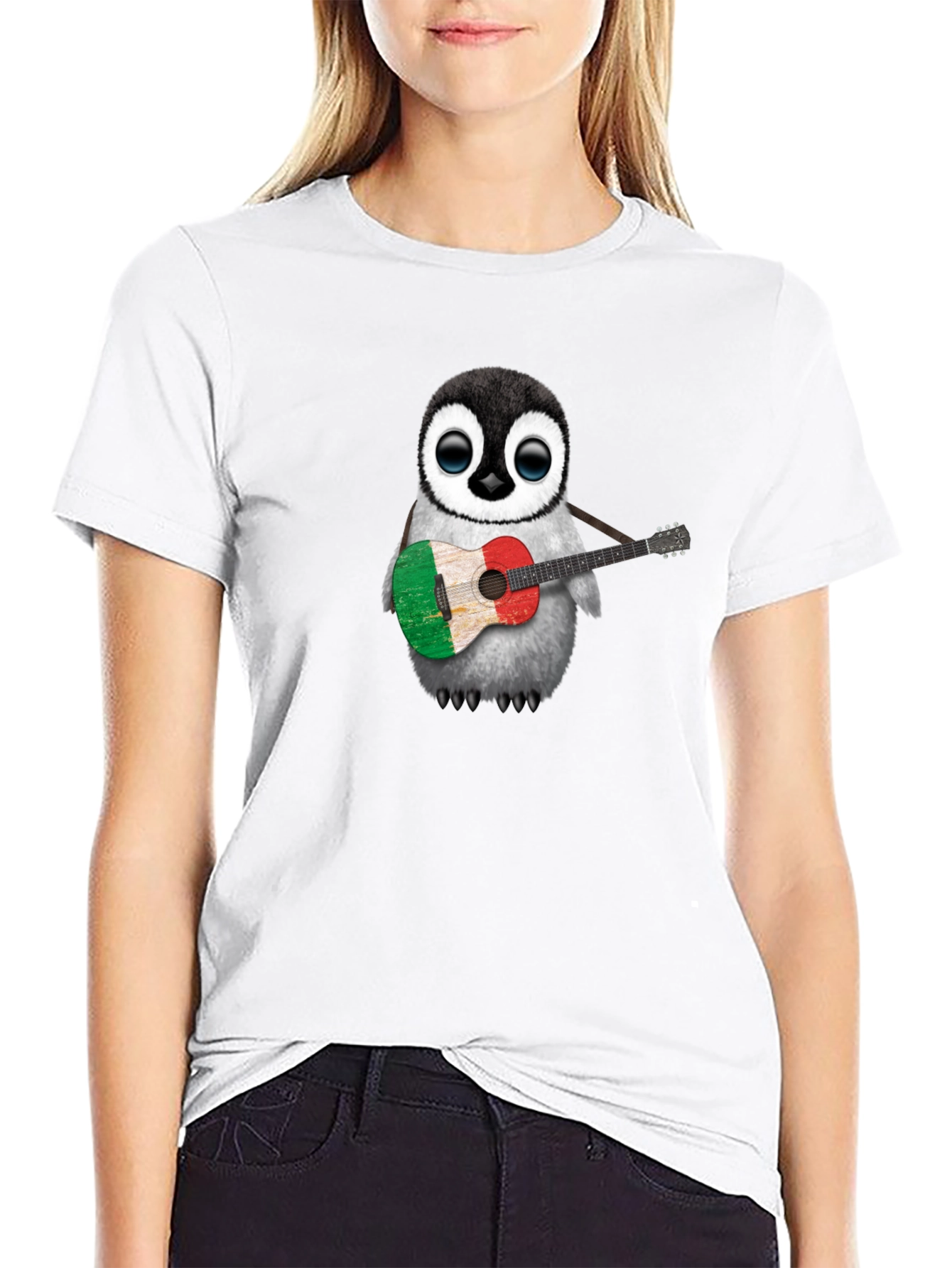 Penguin Guitarist T-Shirt