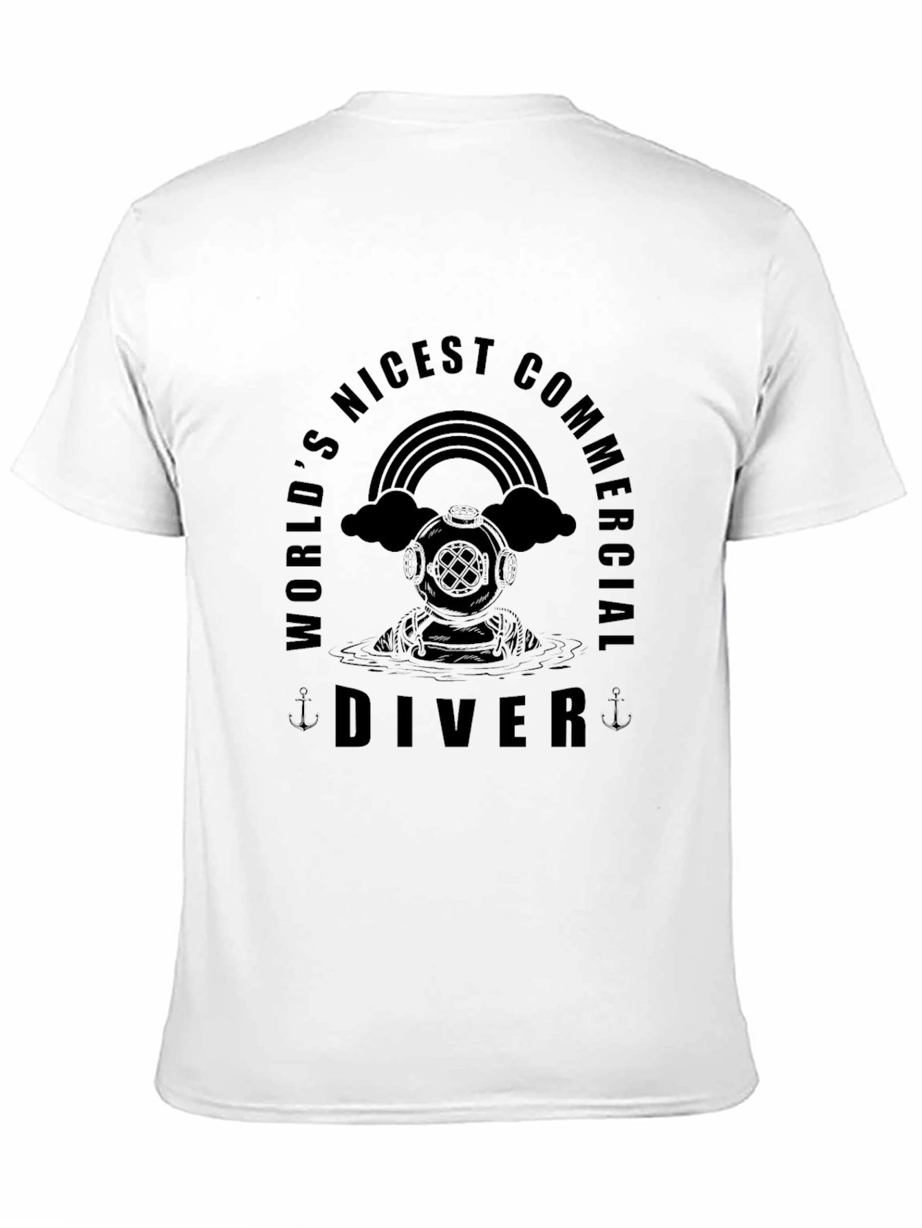 Worlds Nicest Commercial Diver Black T-Shirt