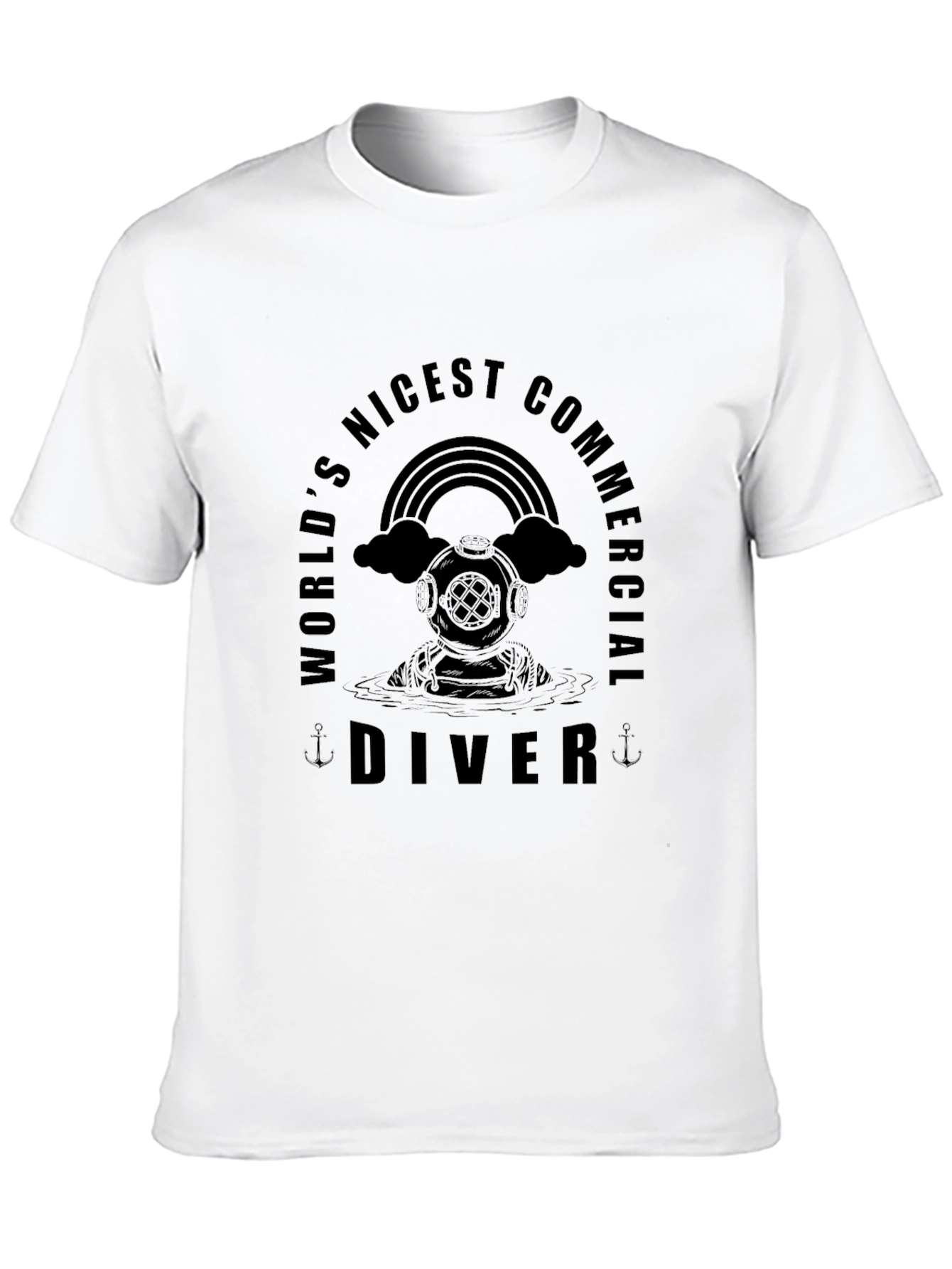 Worlds Nicest Commercial Diver Black T-Shirt