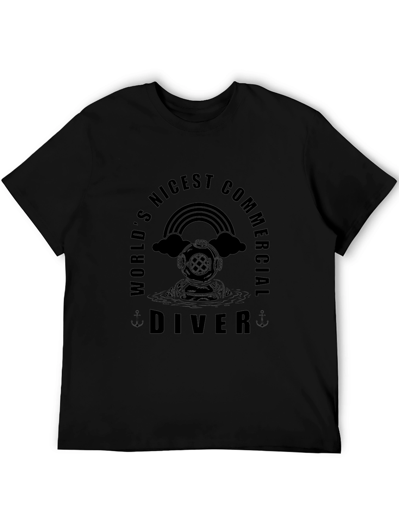 Worlds Nicest Commercial Diver Black T-Shirt