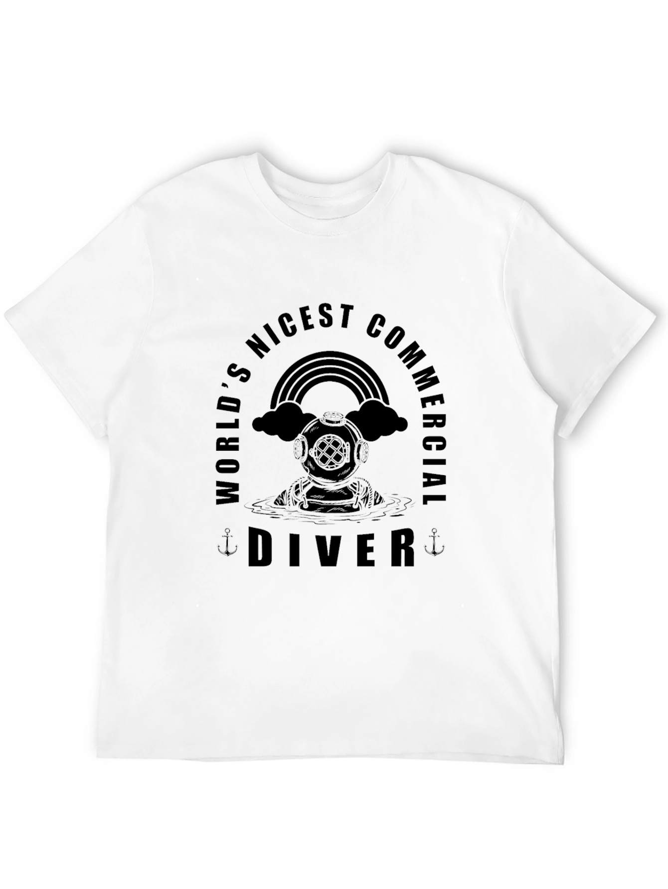 Worlds Nicest Commercial Diver Black T-Shirt