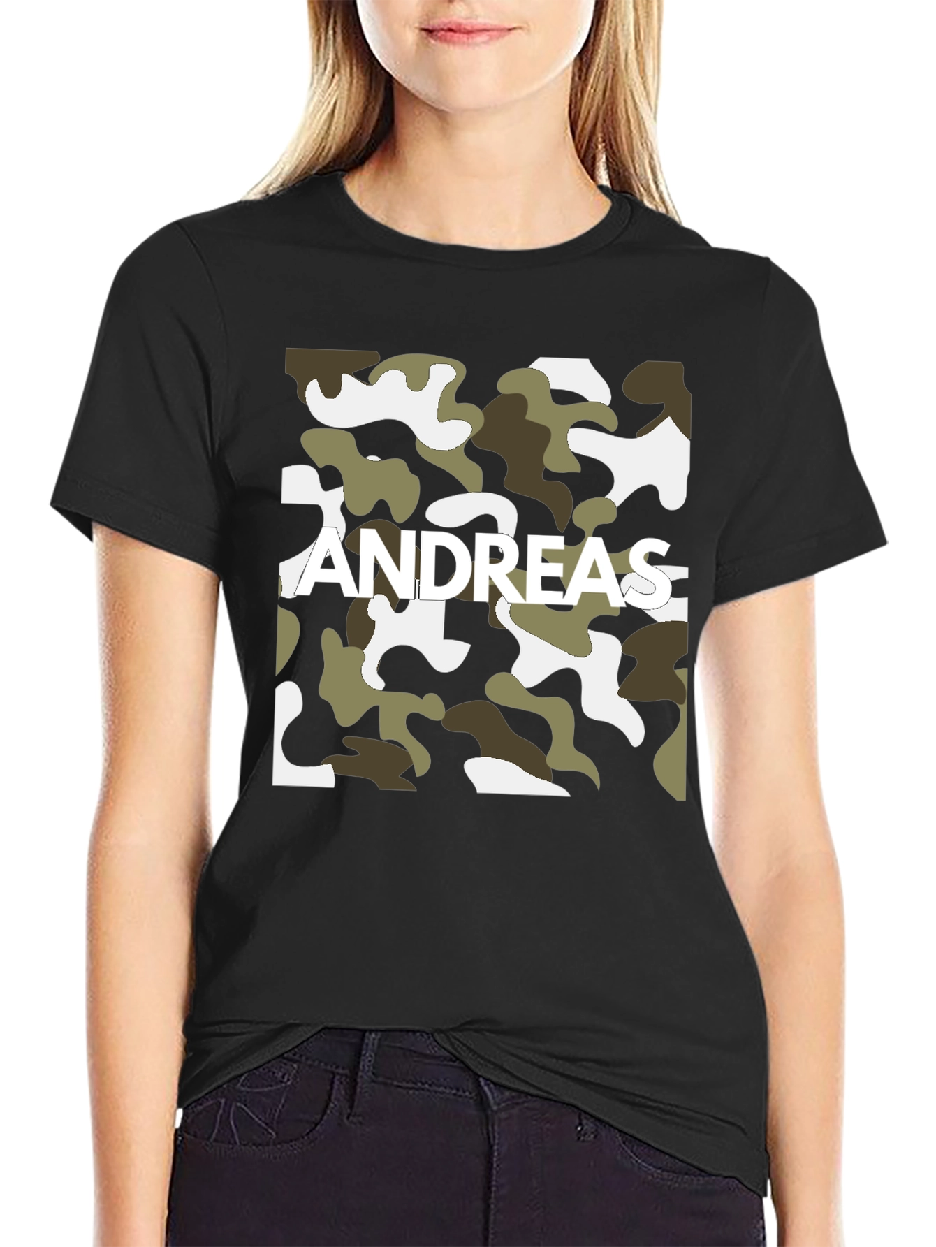 Andreas Camo Style T-Shirt