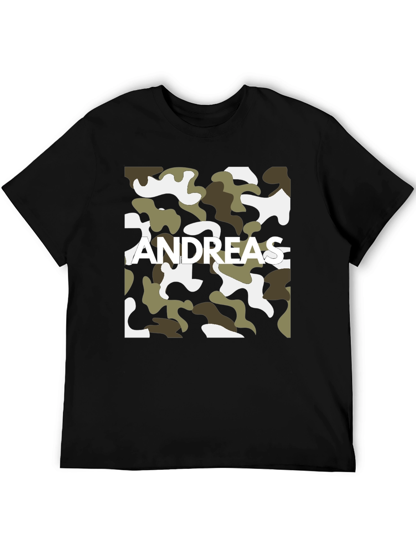 Andreas Camo Style T-Shirt