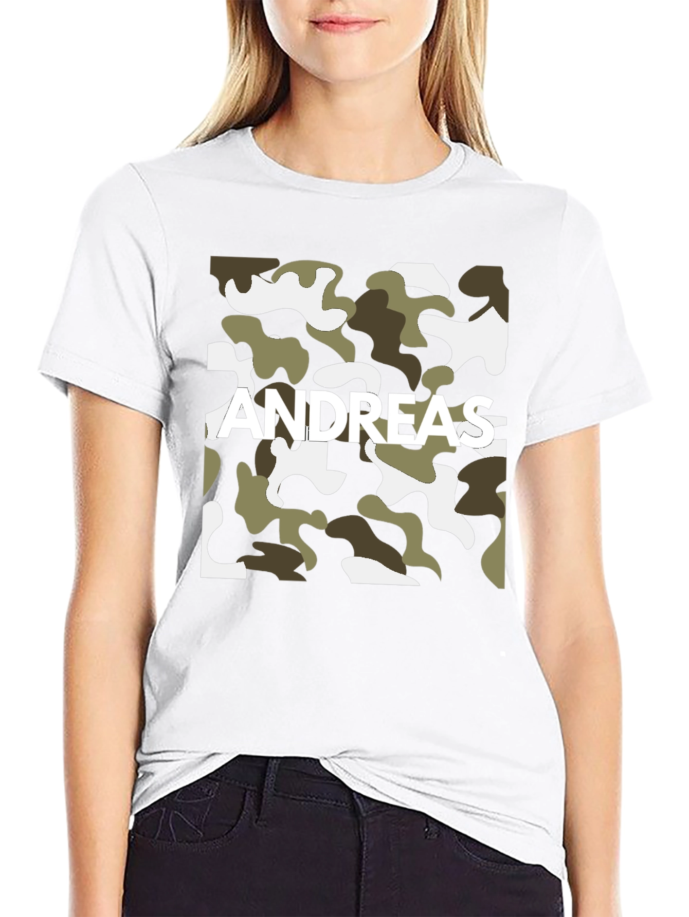 Andreas Camo Style T-Shirt