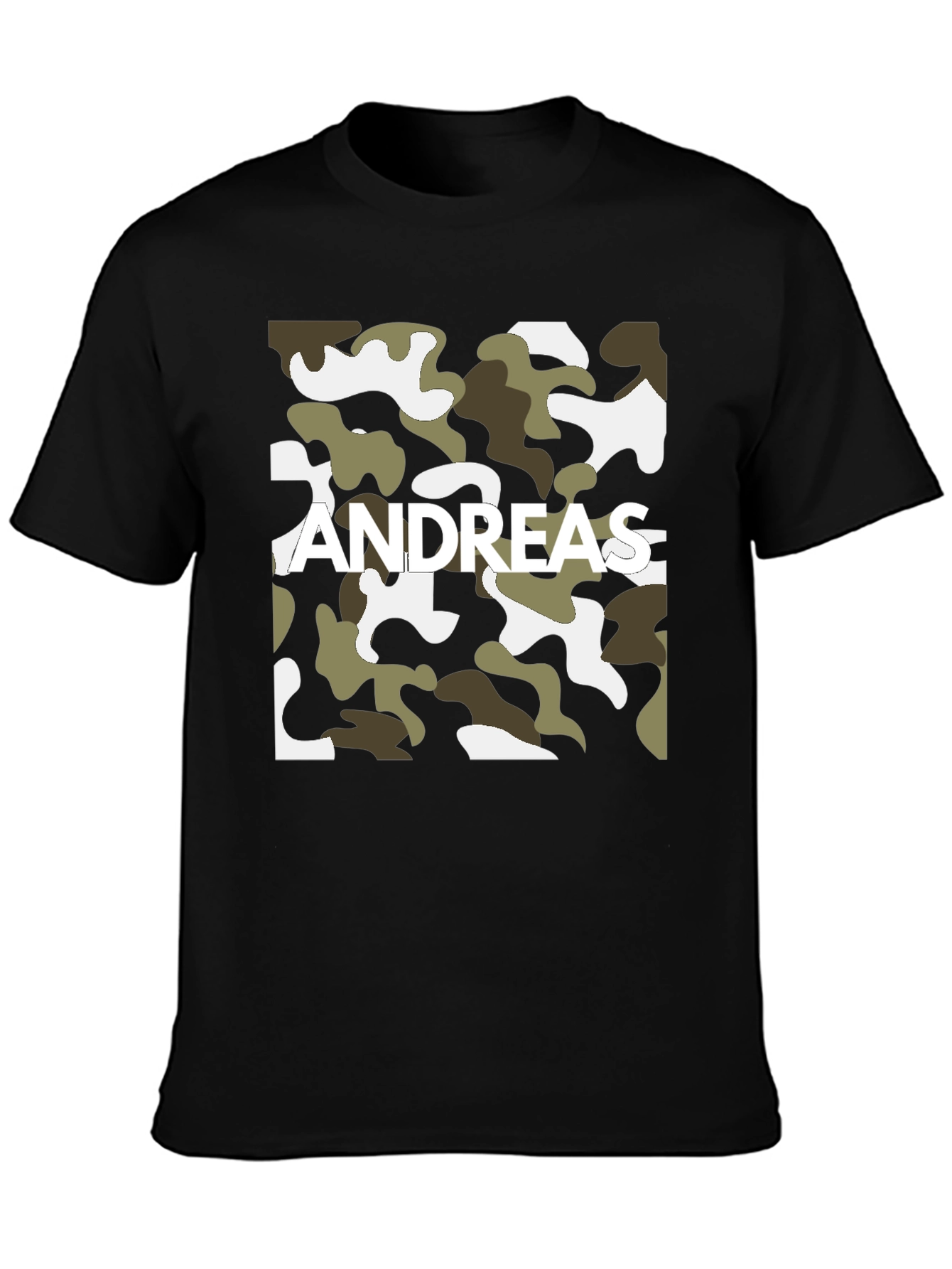 Andreas Camo Style T-Shirt