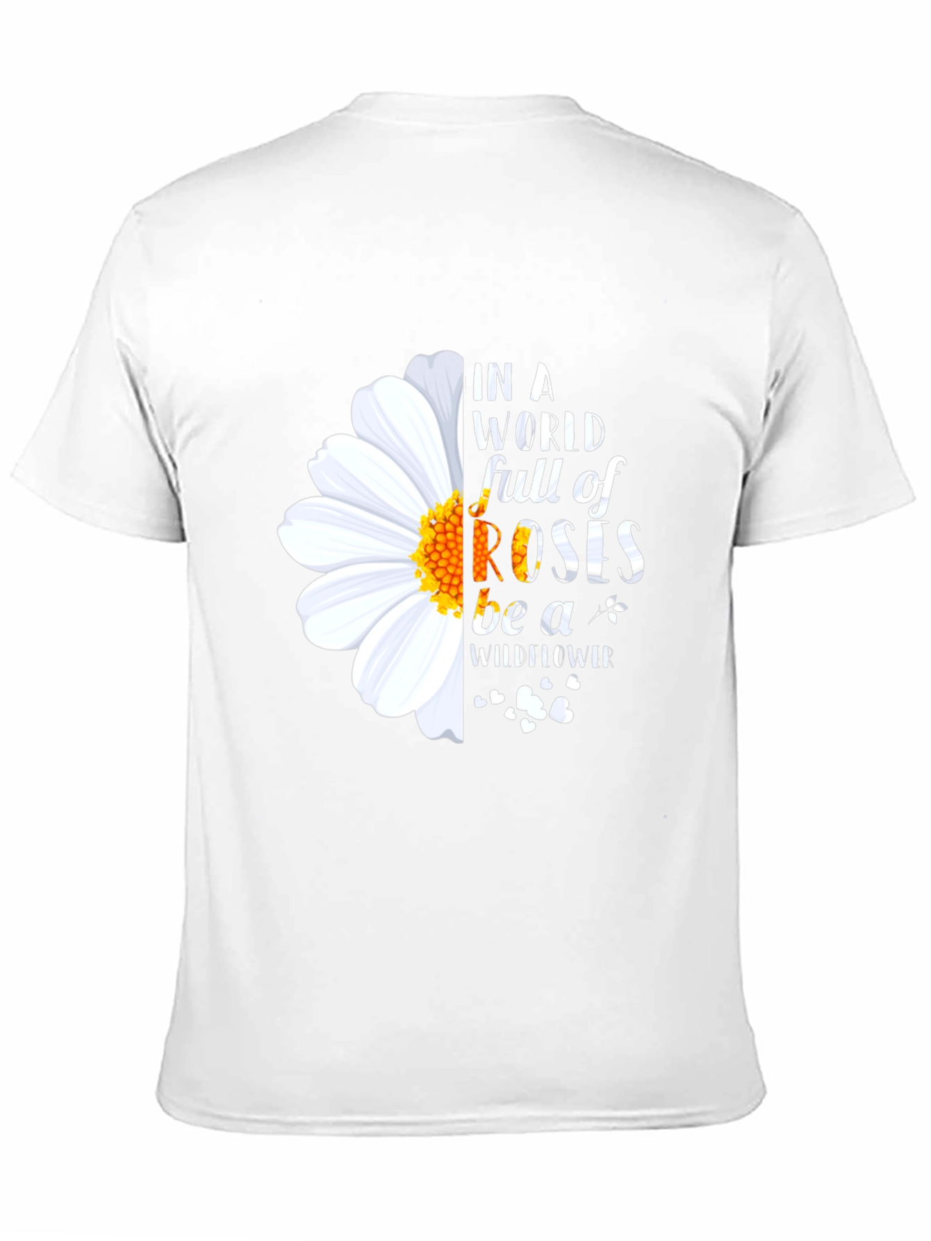 Wildflower Graphic Print Black T-Shirt