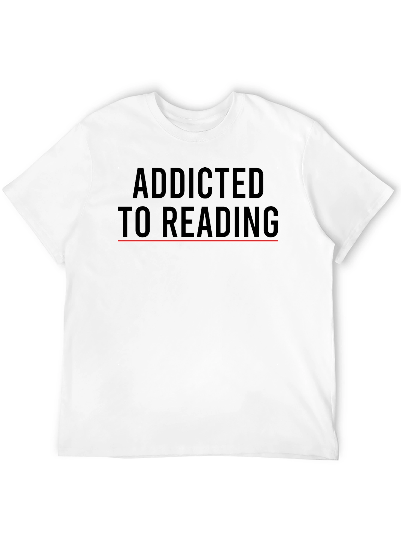 Addicted to Reading Black T-Shirt