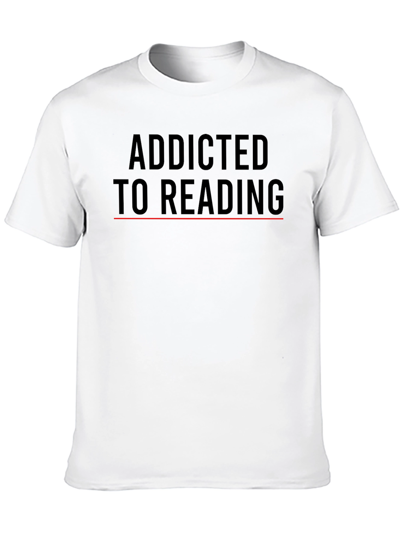 Addicted to Reading Black T-Shirt