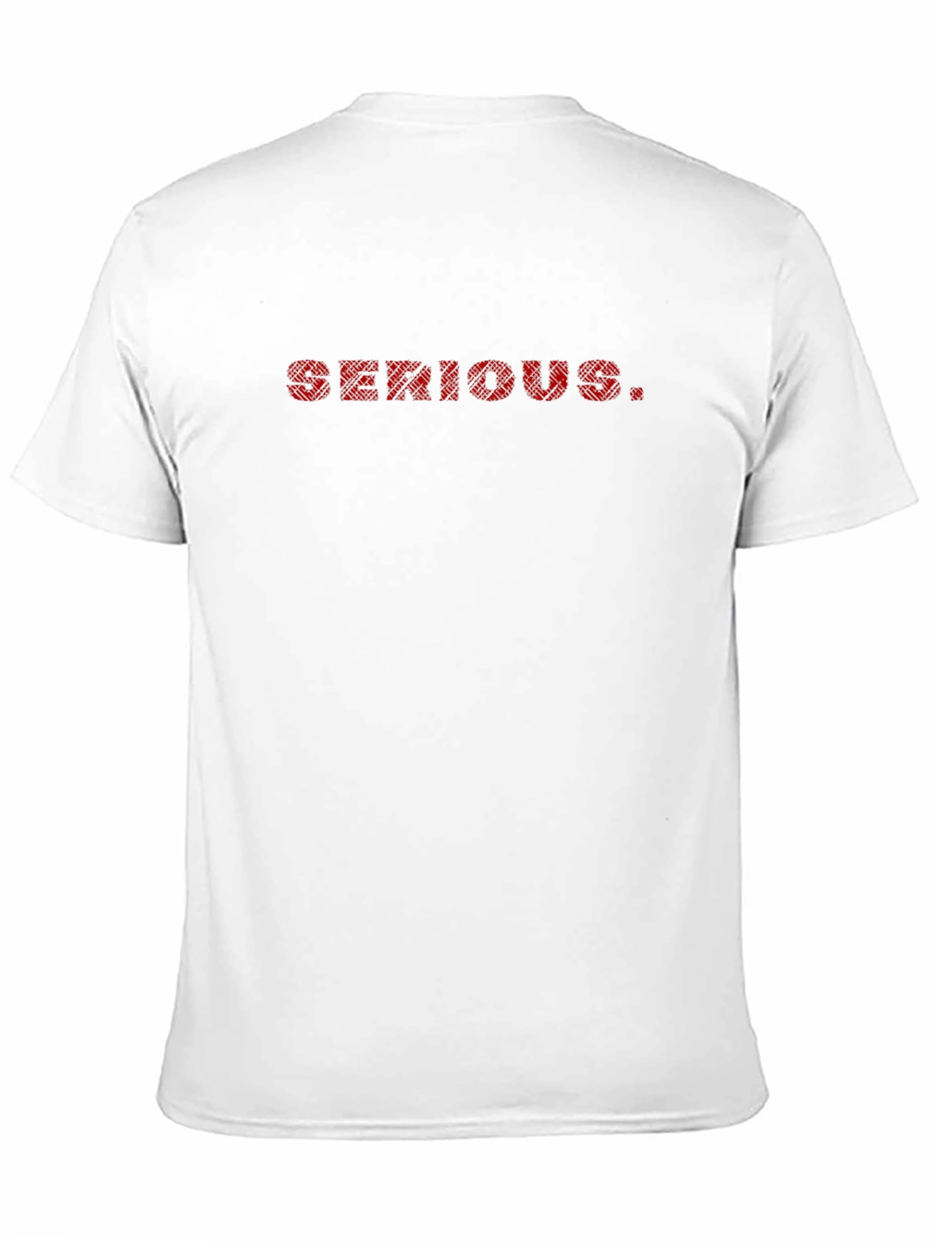 Serious Graphic Tee - Black Cotton Blend