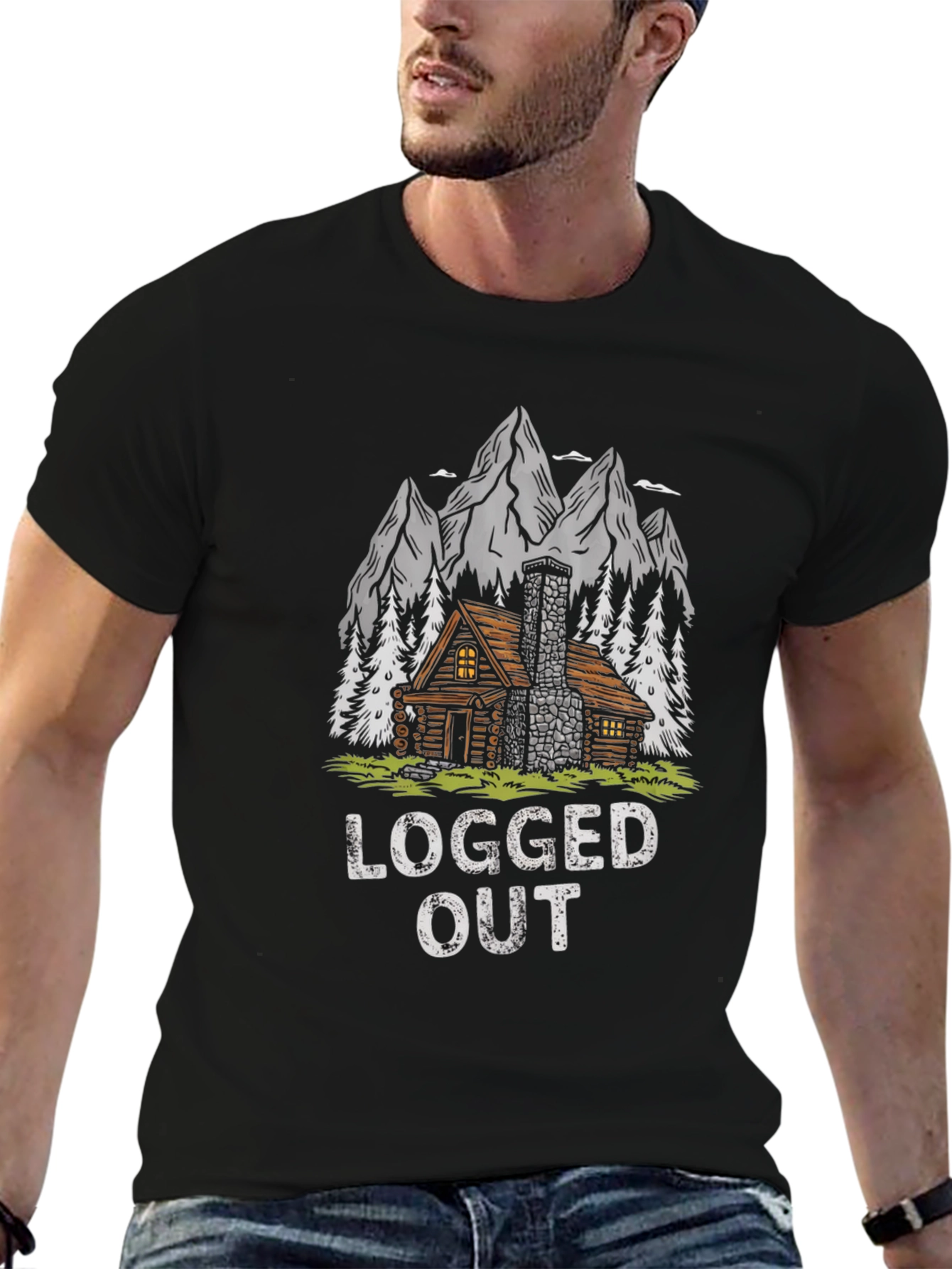 Logged Out Cabin T-Shirt