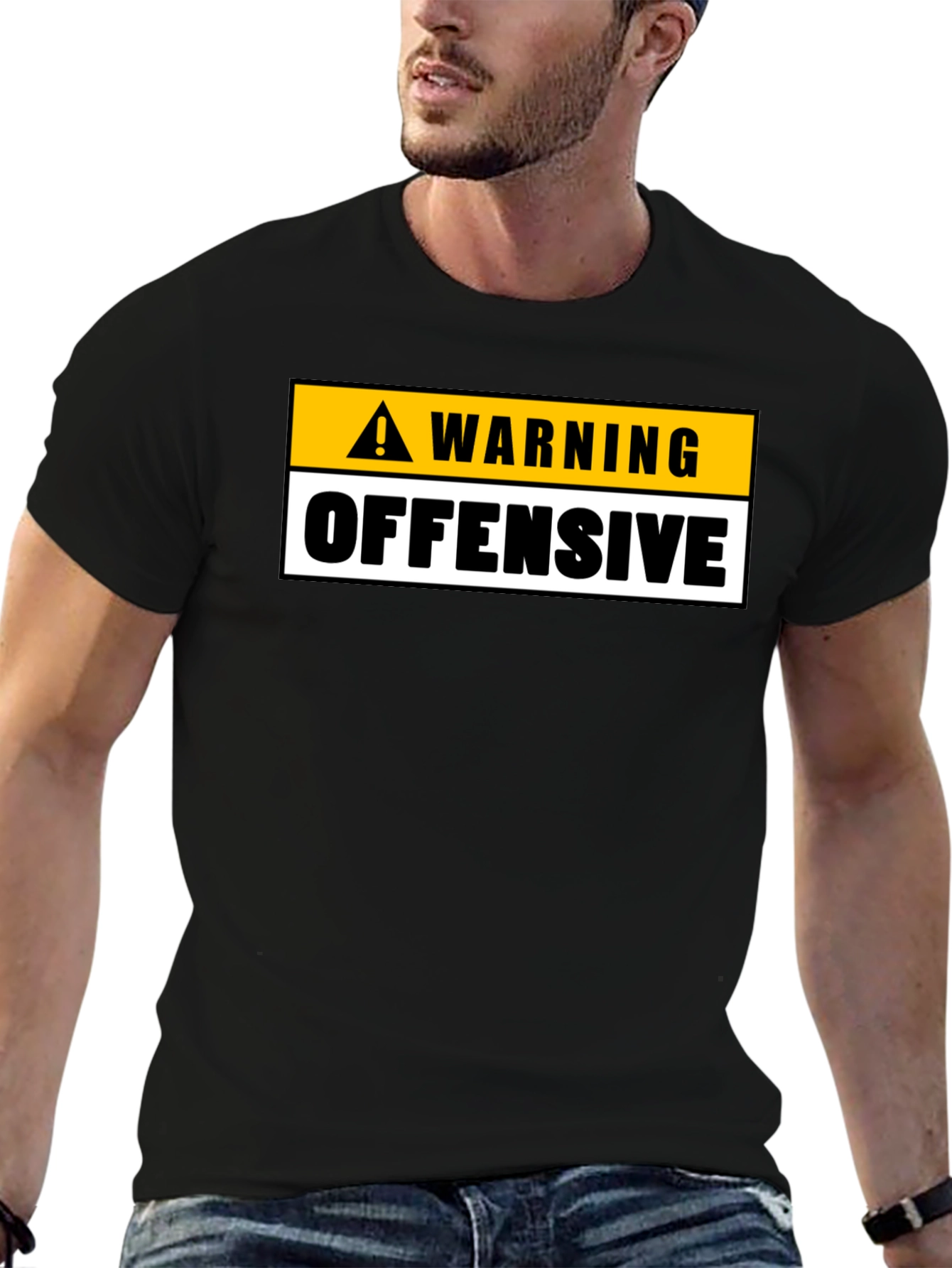 Warning Offensive Graphic Tee