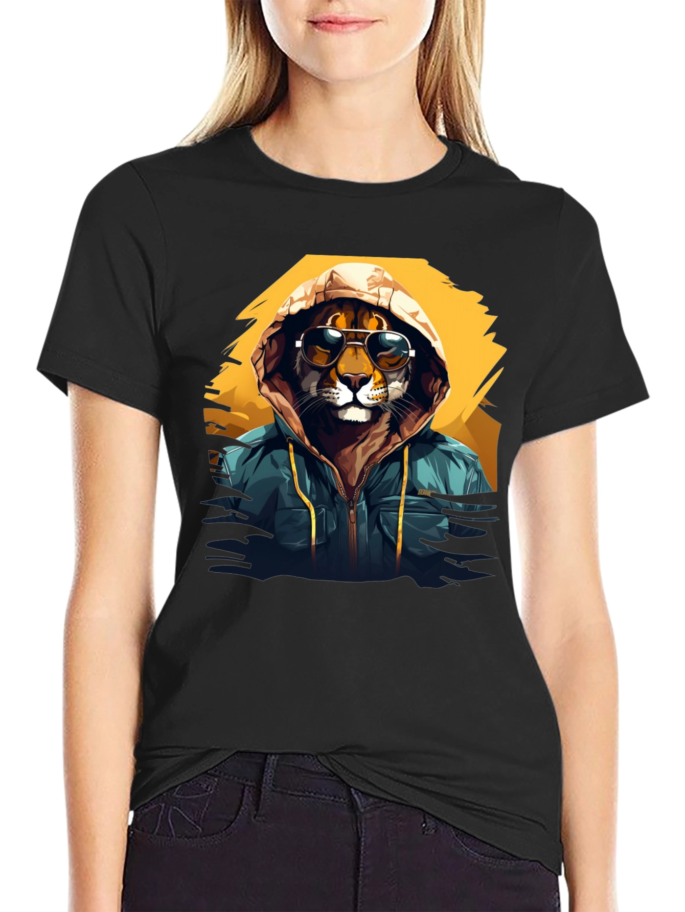 Cool Cat Graphic Tee