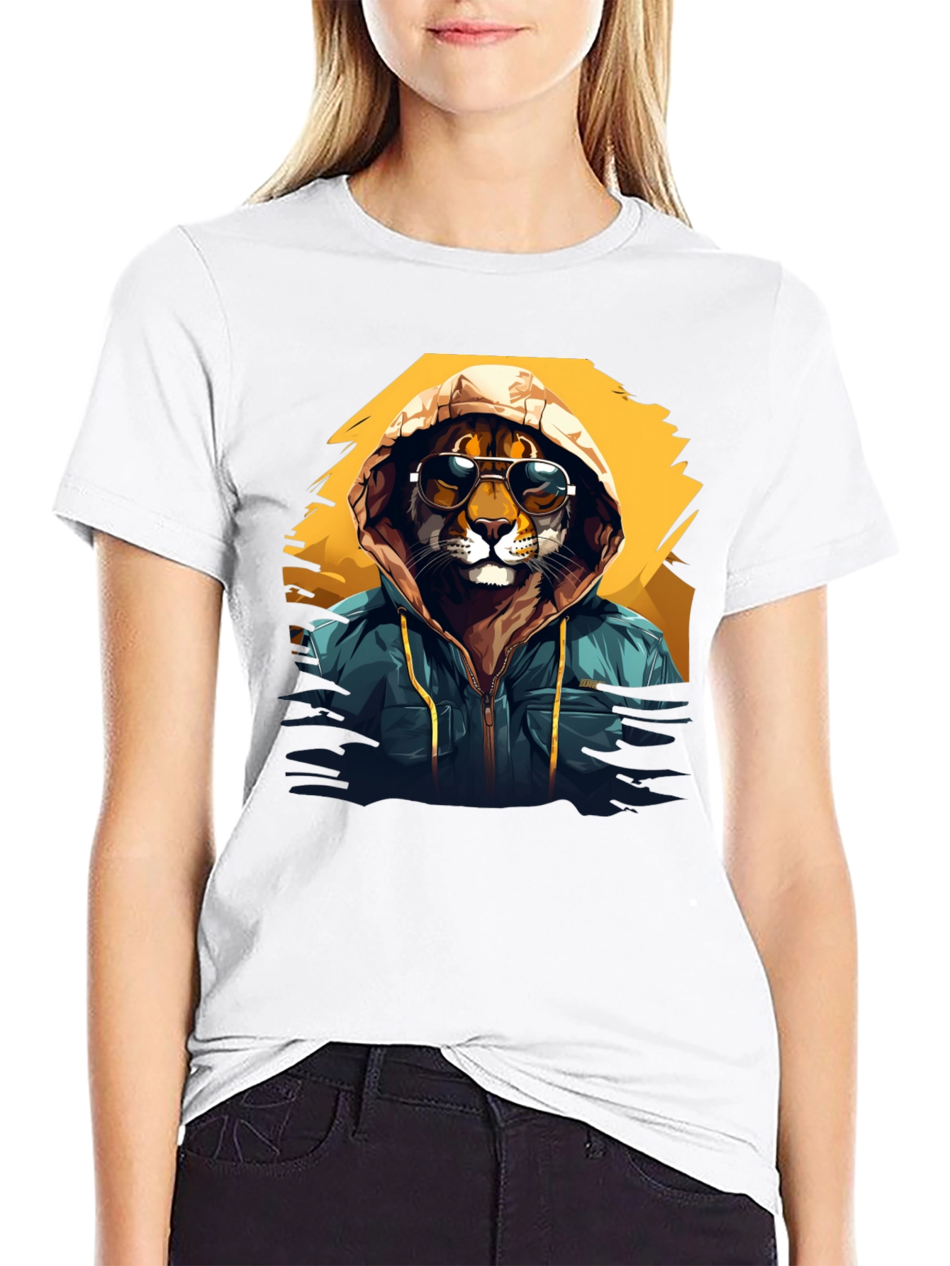 Cool Cat Graphic Tee