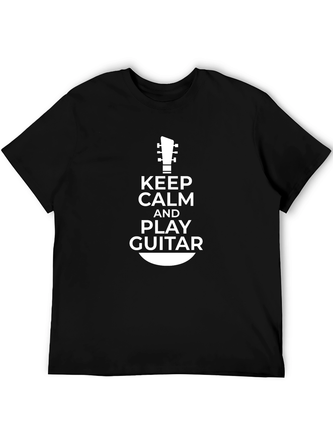 Keep Calm and Play Guitar T-Shirt Musician Tee