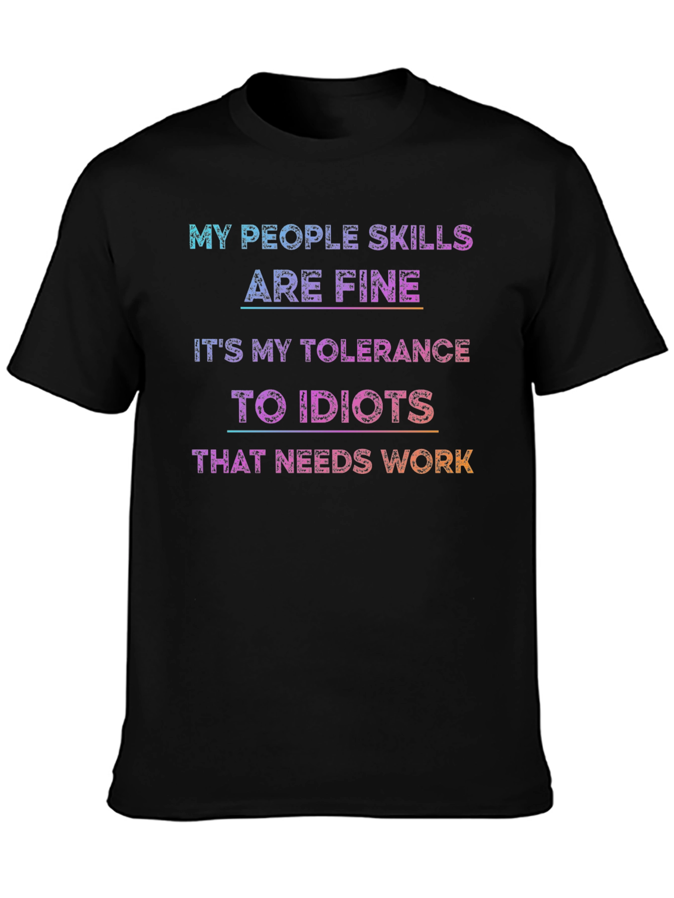 Tolerance to Idiots Graphic T-Shirt
