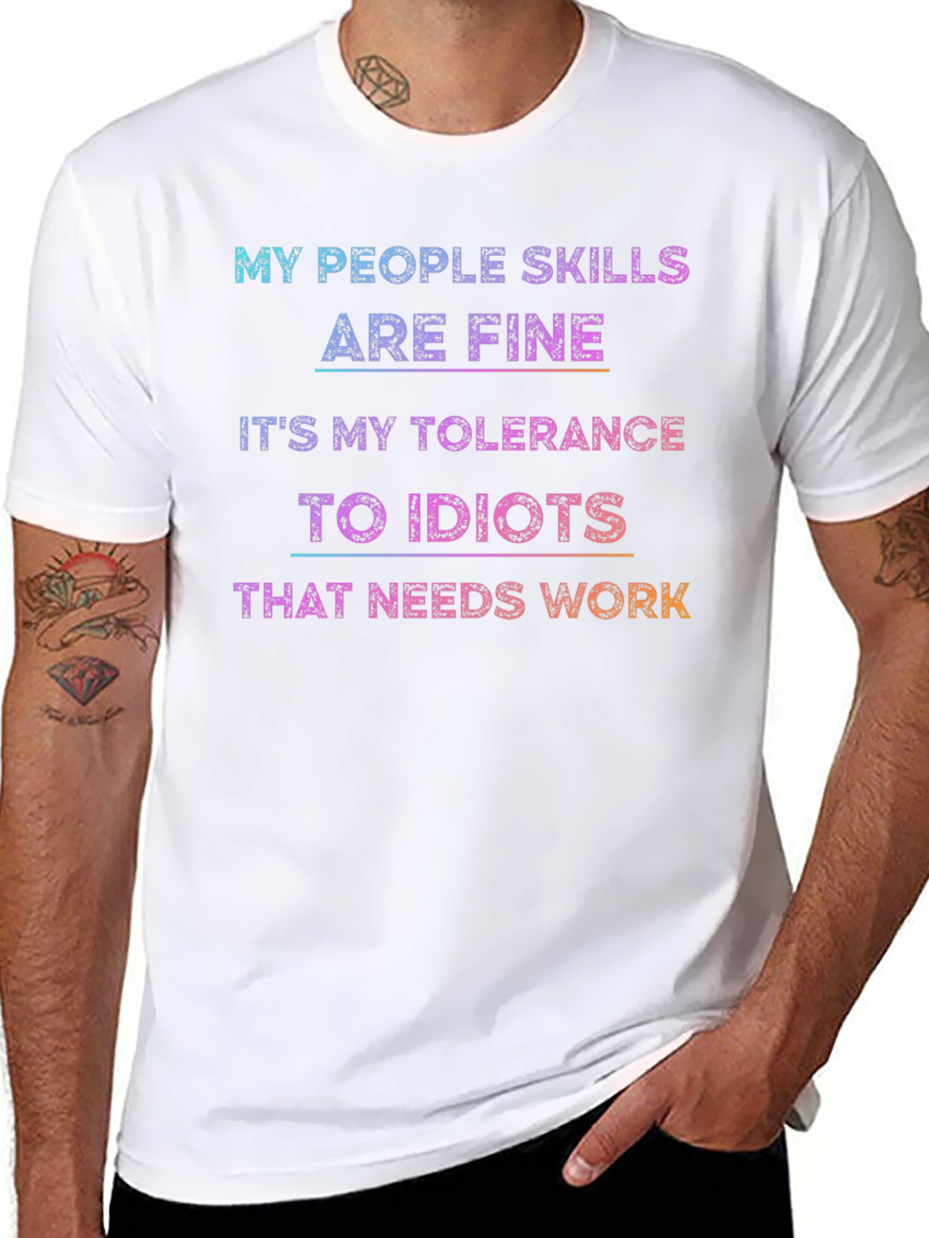 Tolerance to Idiots Graphic T-Shirt