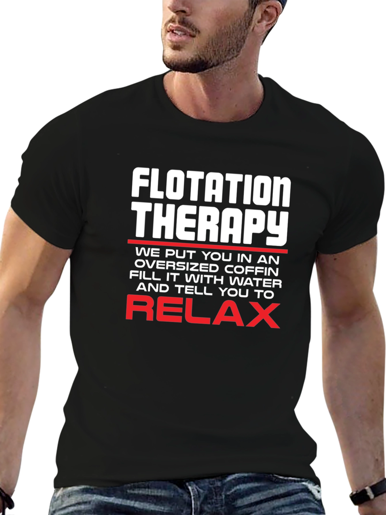 Flotation Therapy T-Shirt Relax Funny Tee