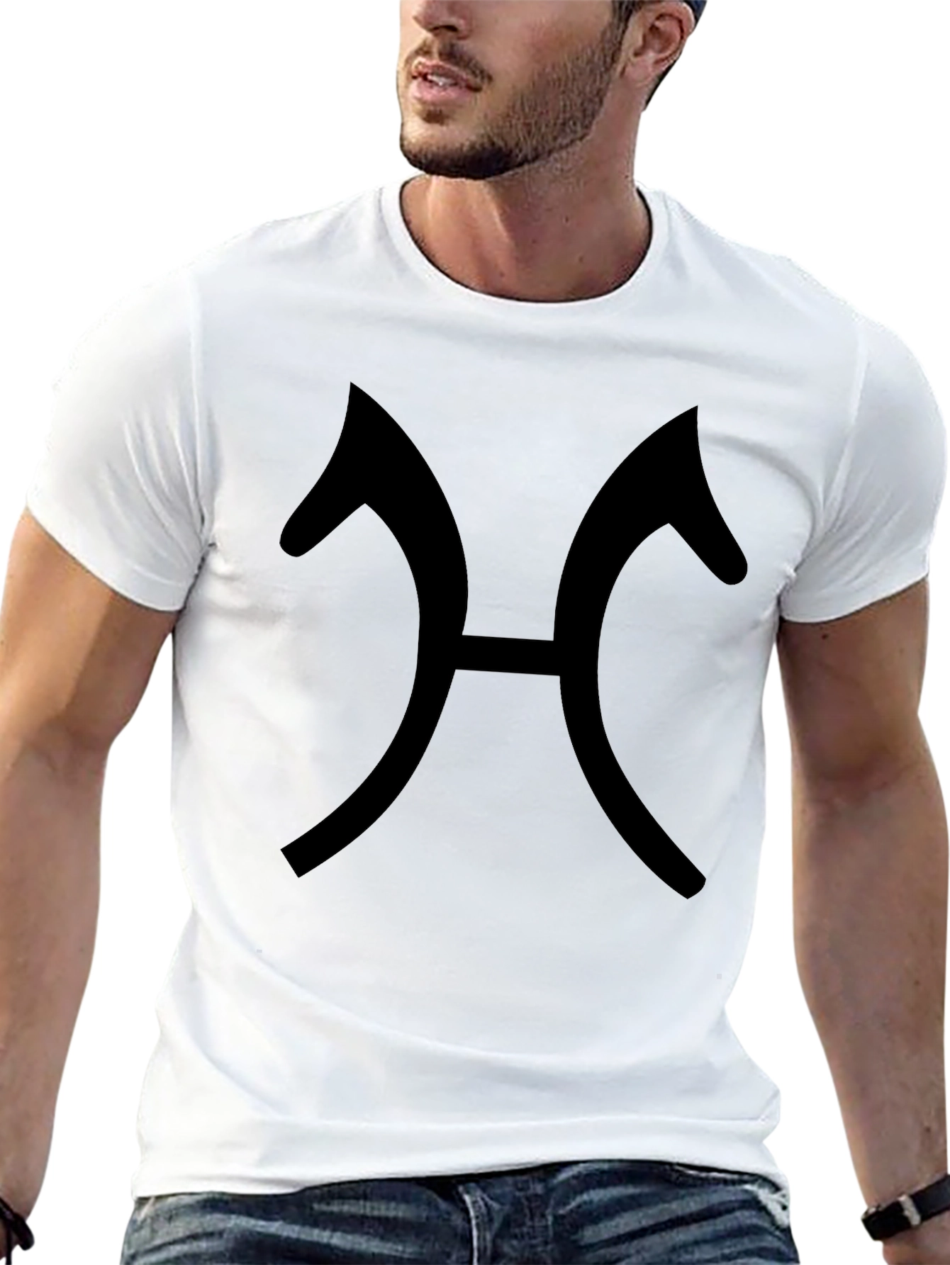 Black Pisces Zodiac T-Shirt