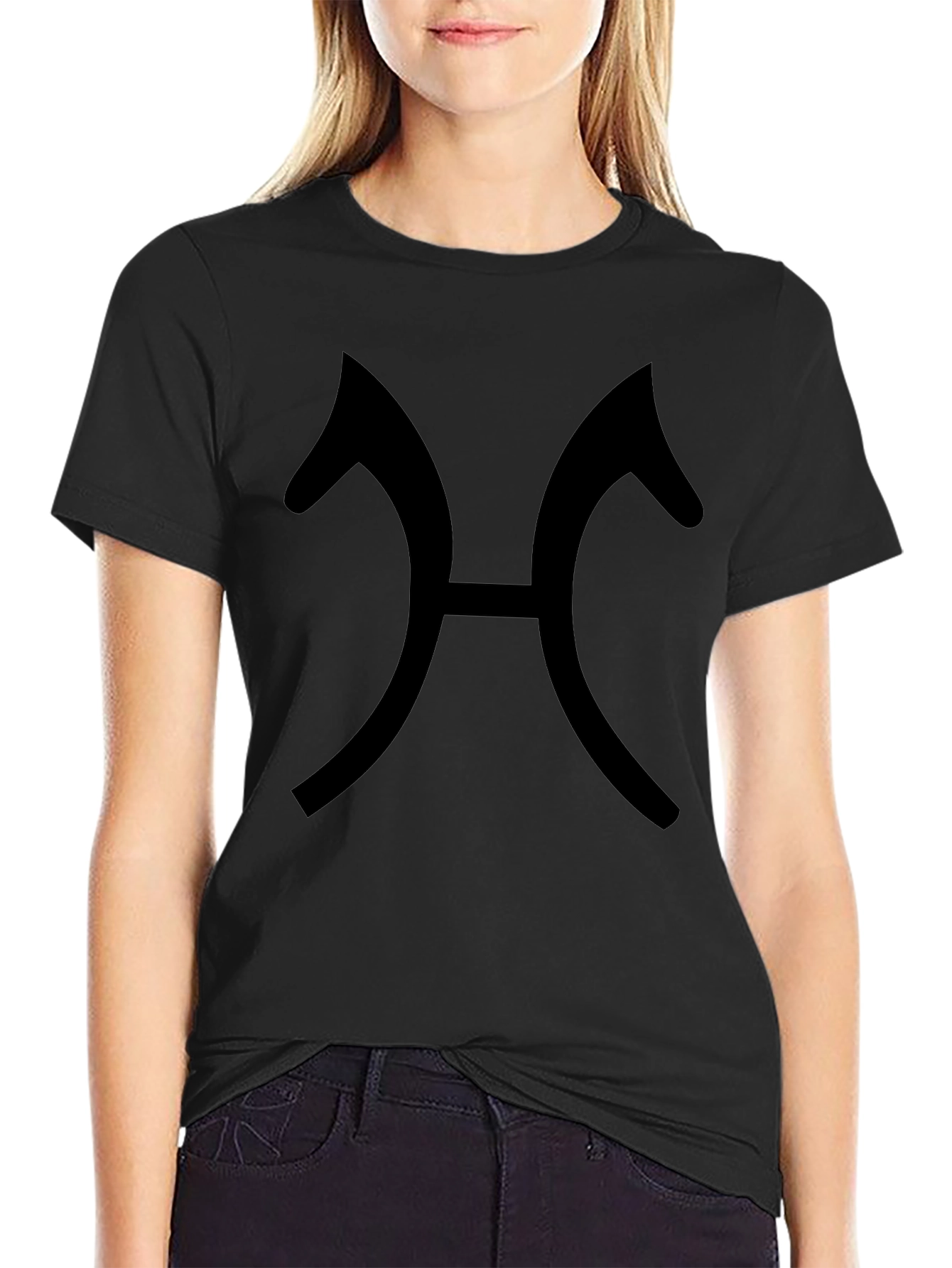 Black Pisces Zodiac T-Shirt