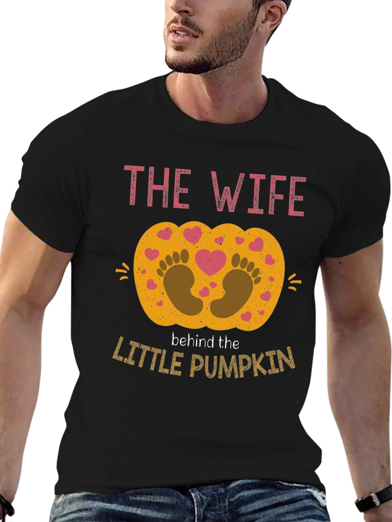 The Wife Behind the Little Pumpkin T-Shirt