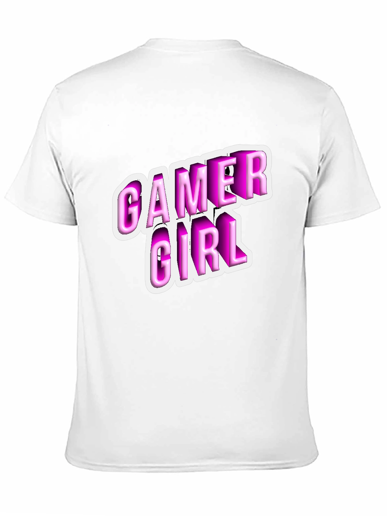 Gamer Girl Black T-Shirt - Playful Style