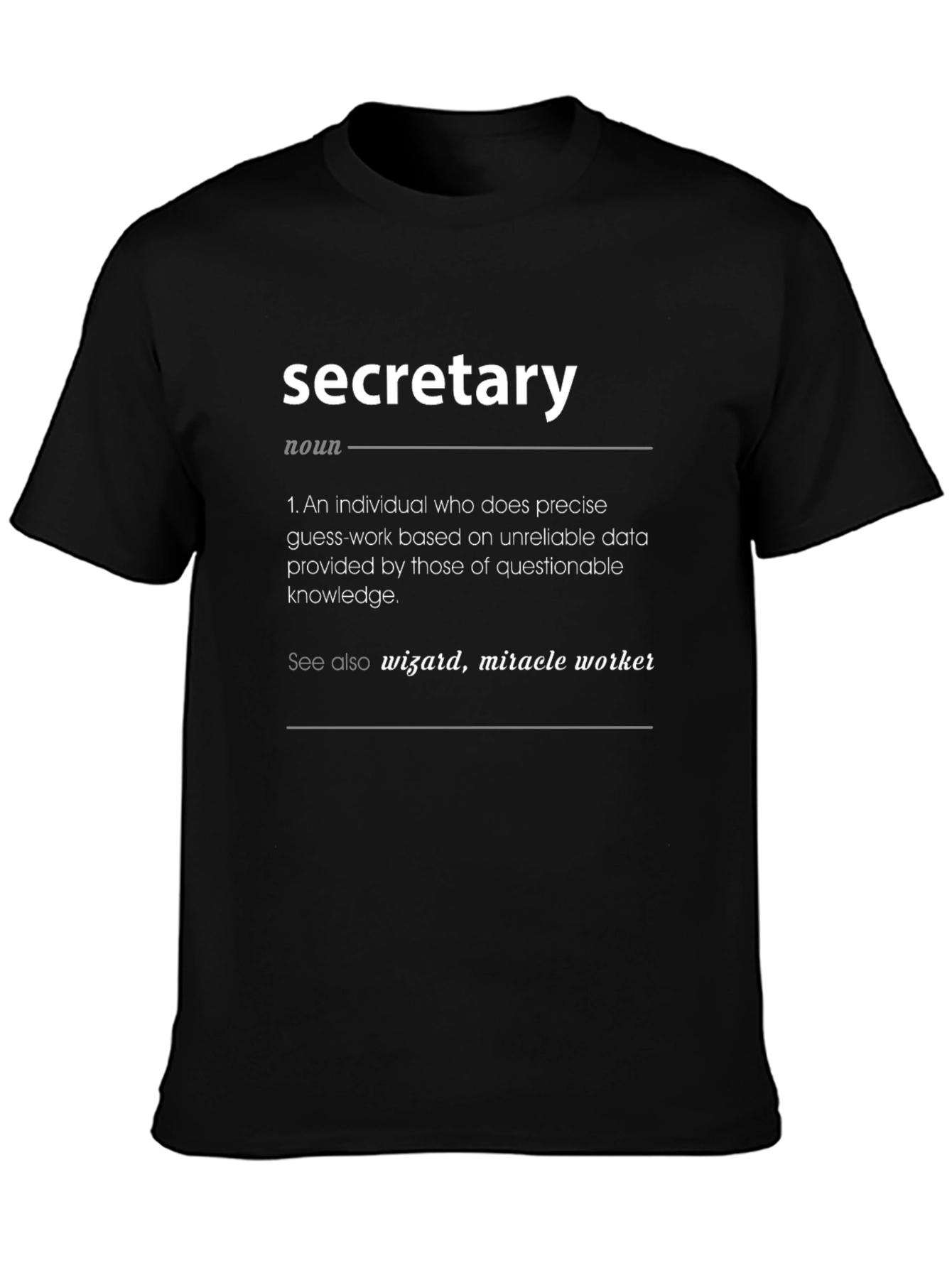 Secretary Definition T-Shirt