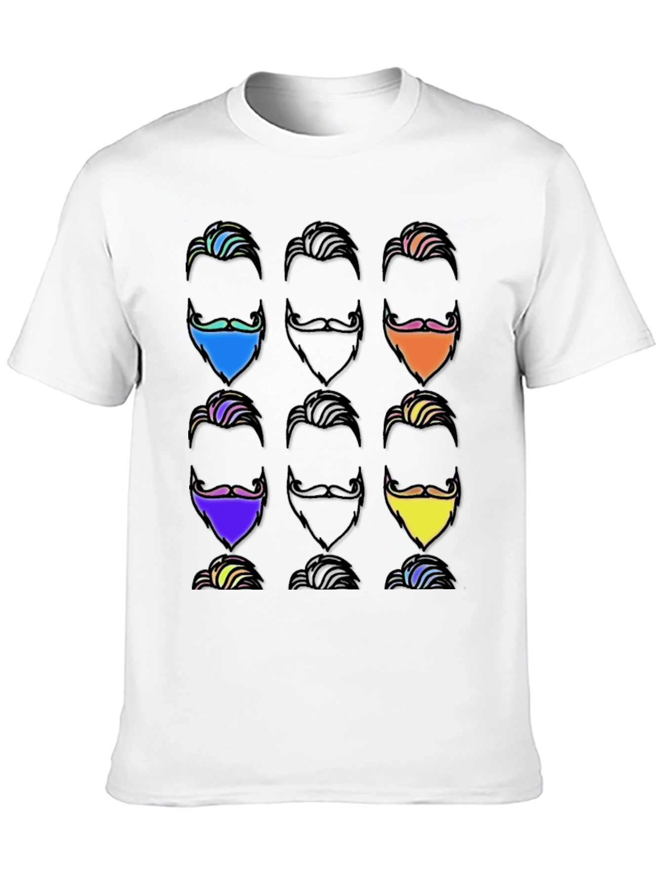 Cool Beard T-Shirt - Funky Hipster Style
